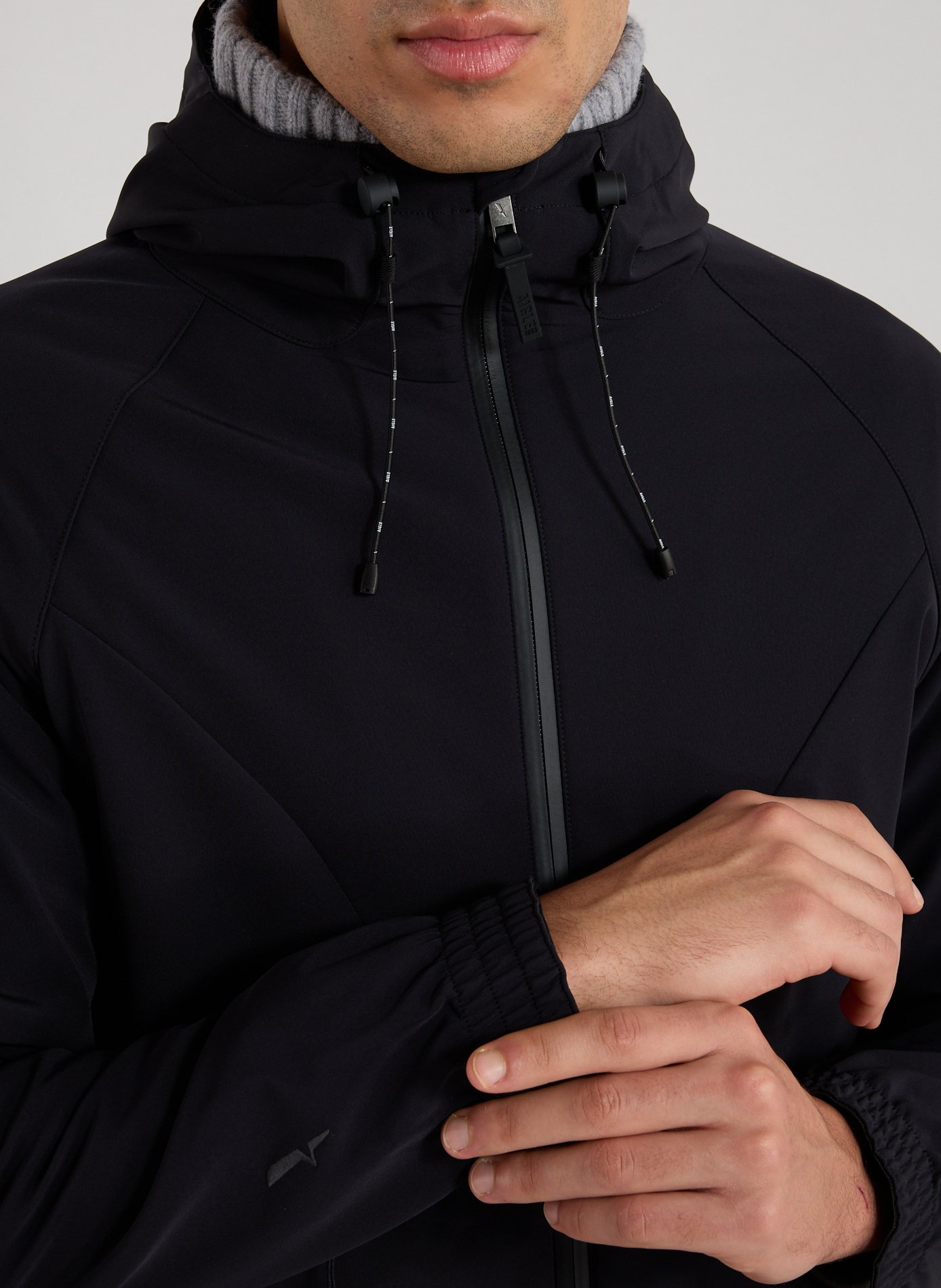 Blouson à capuche AIGLE Noir