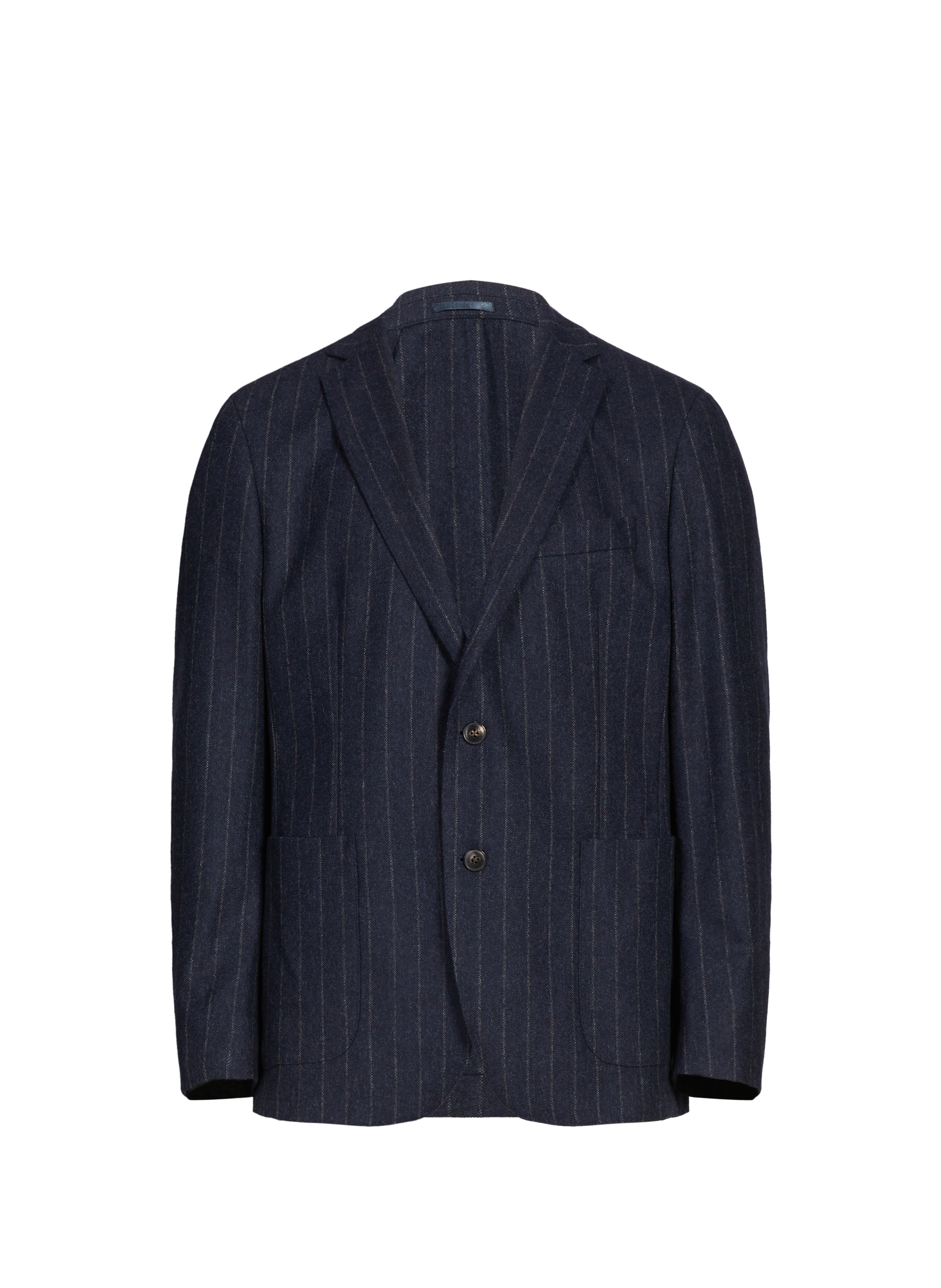 HACKETT Striped wool blend shirt Blue