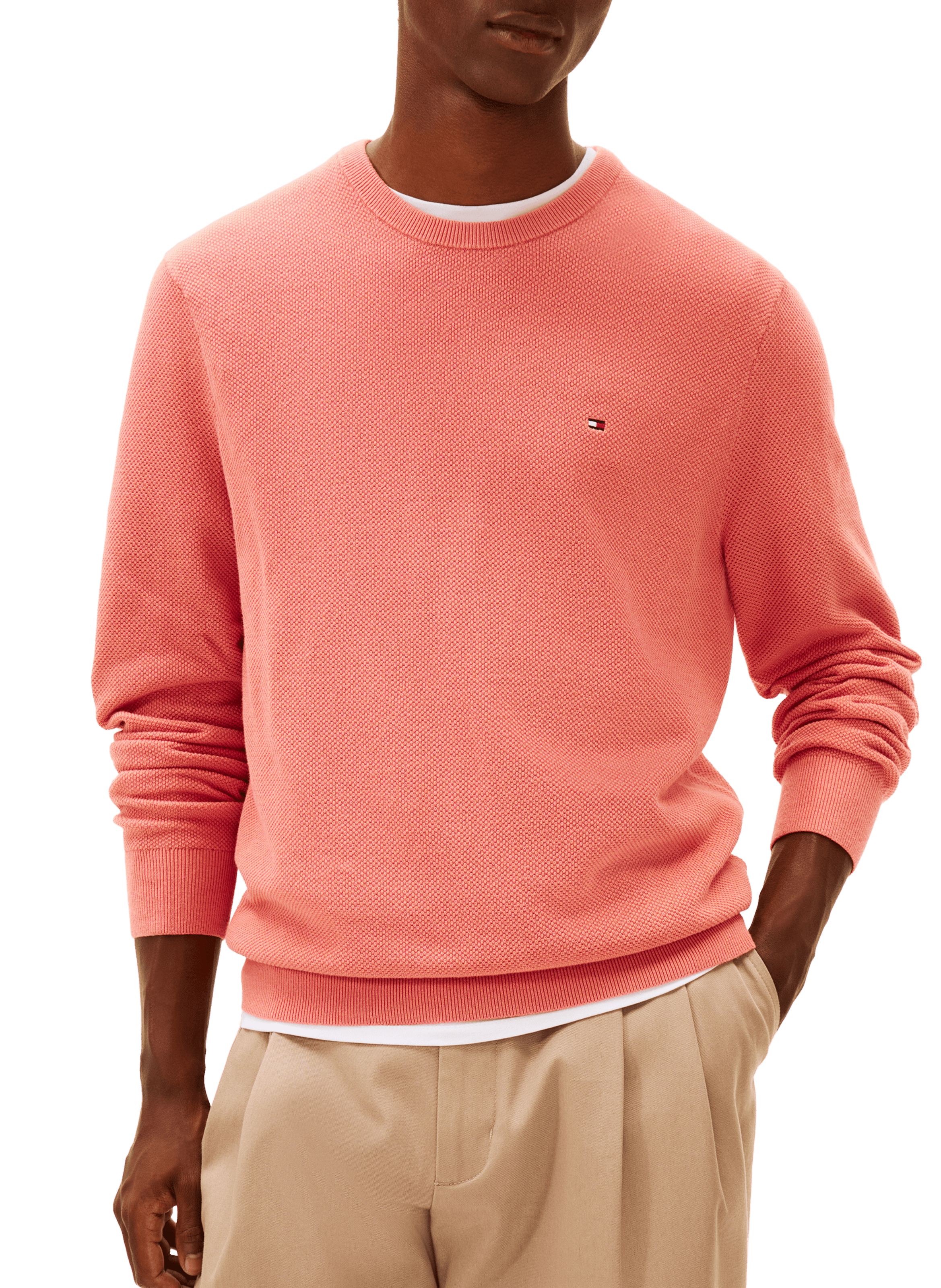 Cotton-blend jumper TOMMY HILFIGER Pink