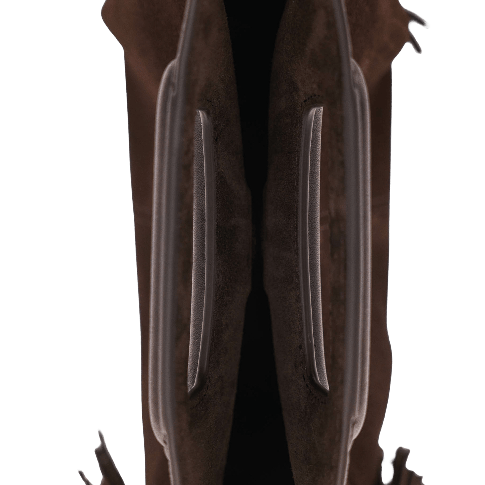 Sac bandoulière en cuir m MAJE Marron