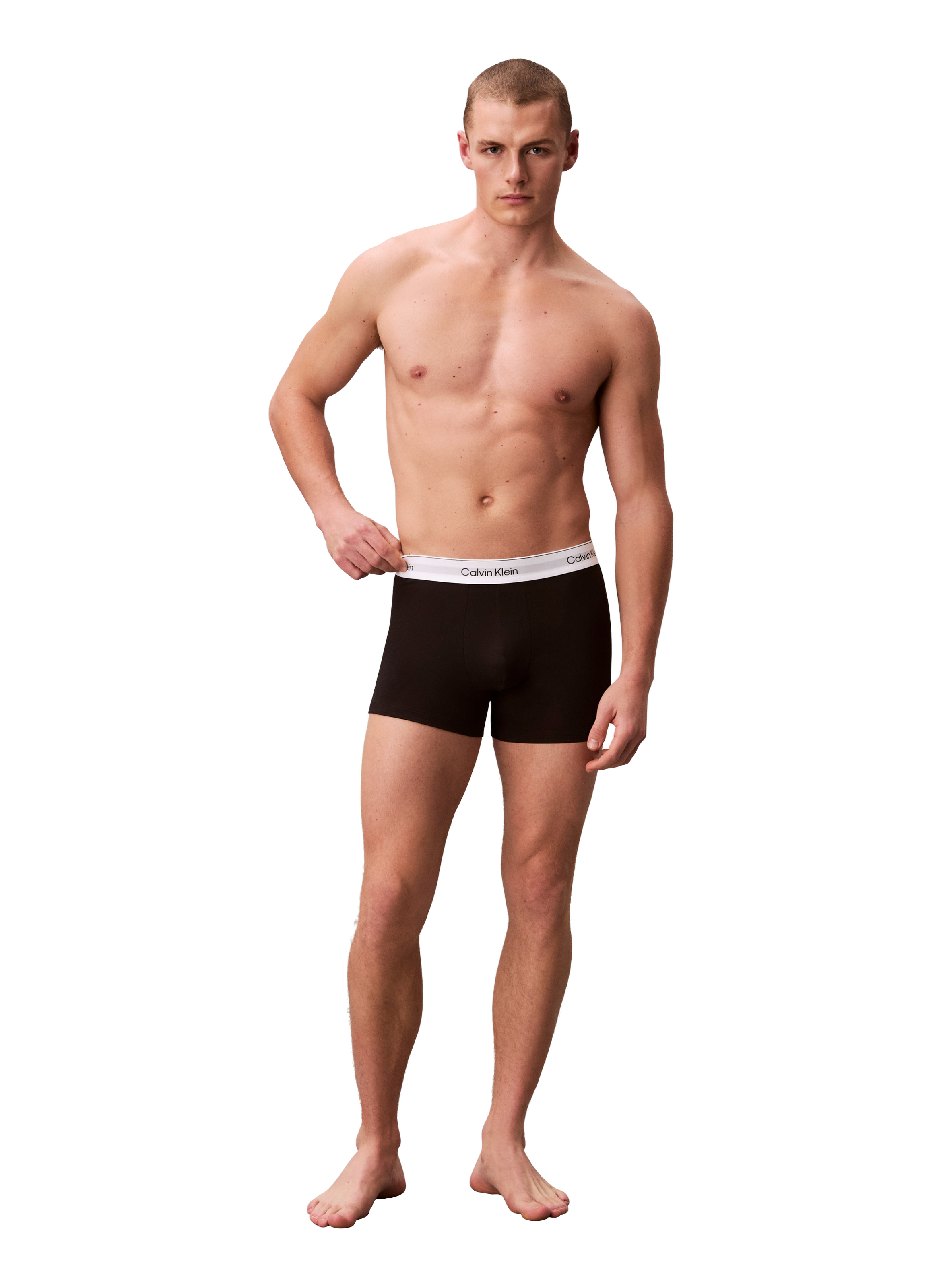  Pack of three cotton boxers CALVIN KLEIN Black