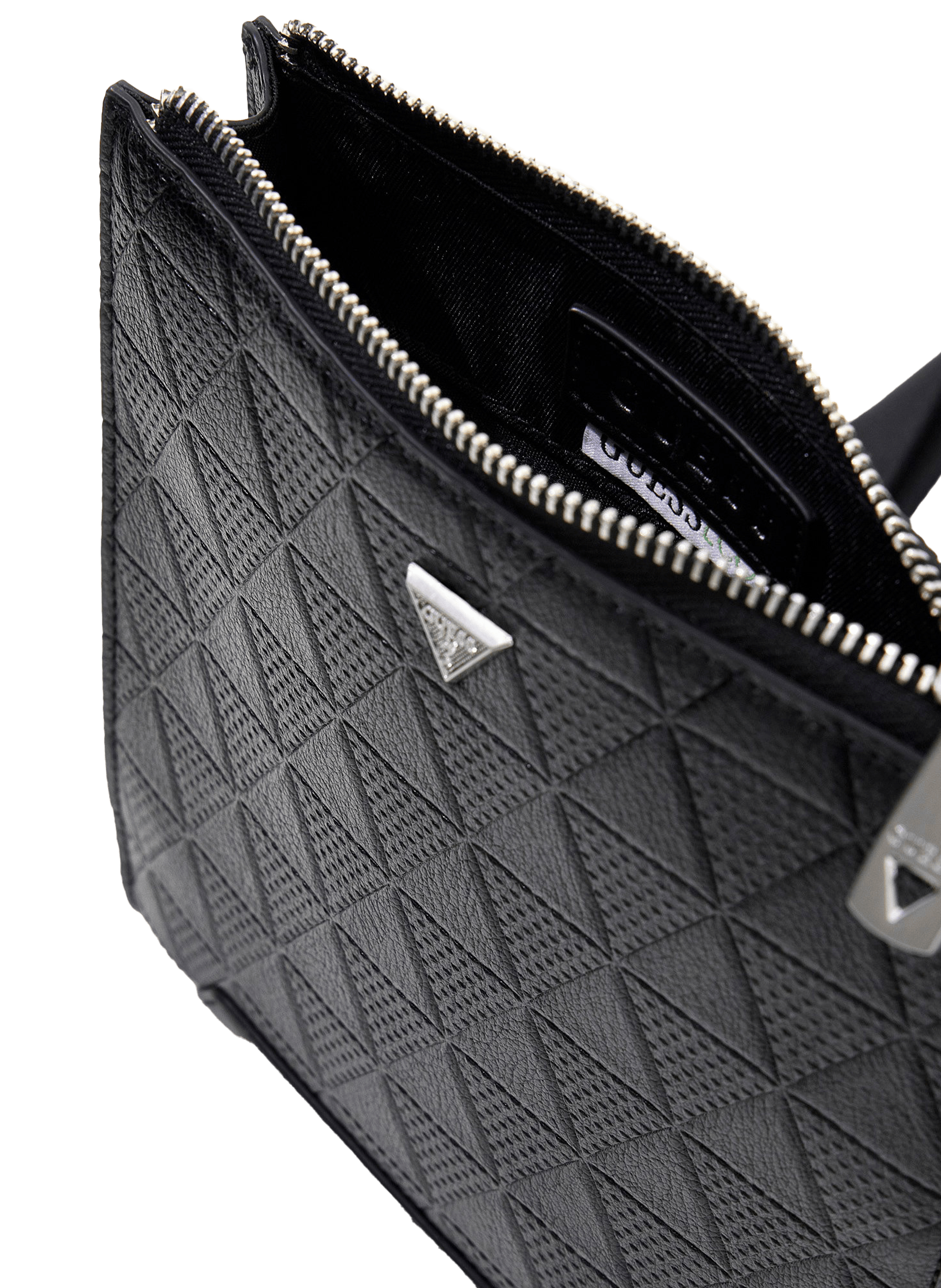 Faux leather crossbody bag GUESS Black