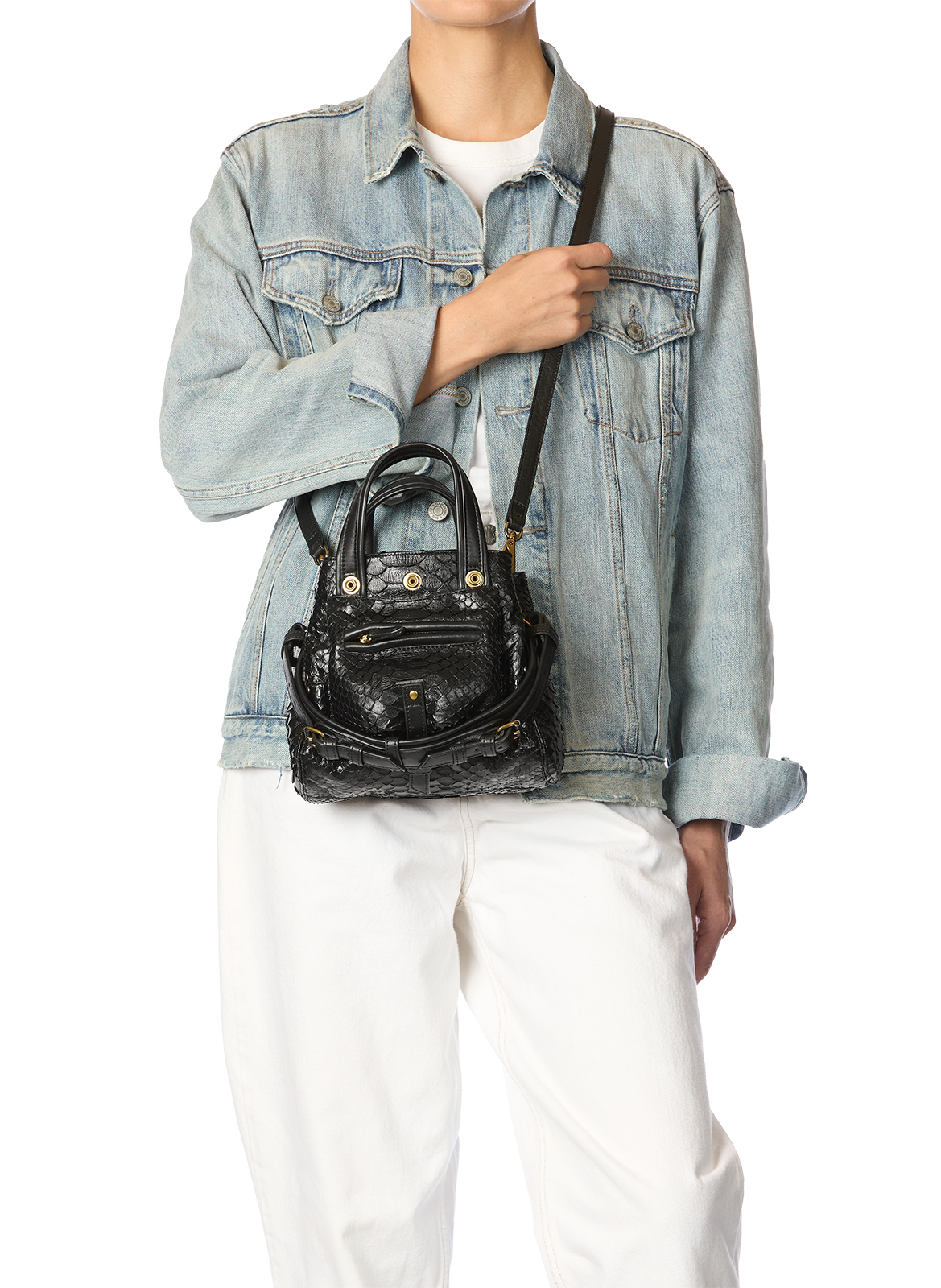 Leather Shoulder bag JÉRÔME DREYFUSS Black