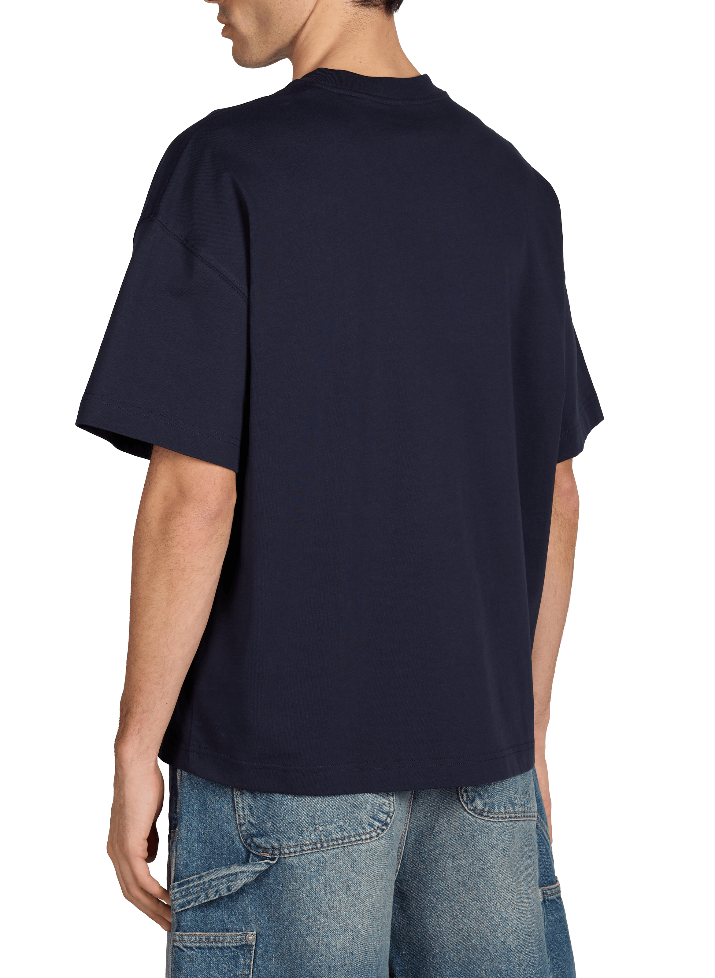 T-shirt ample à col rond en coton organique CARHARTT WIP Bleu