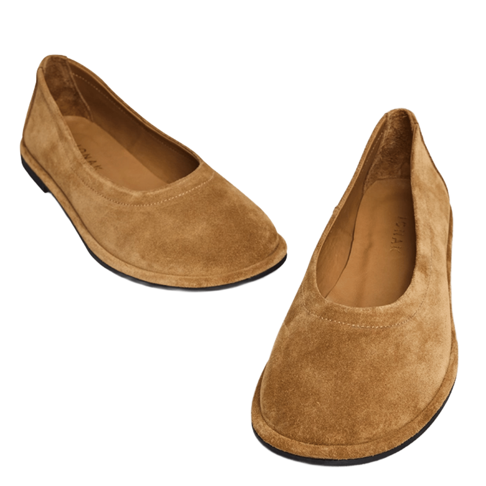 Ballerines en cuir janice JONAK Marron