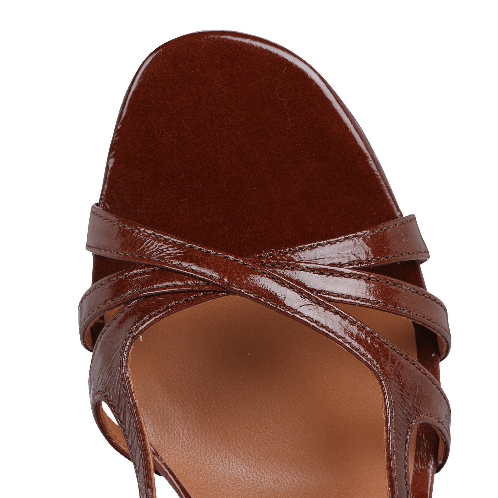 Sandales haute en cuir vaiana JONAK Marron