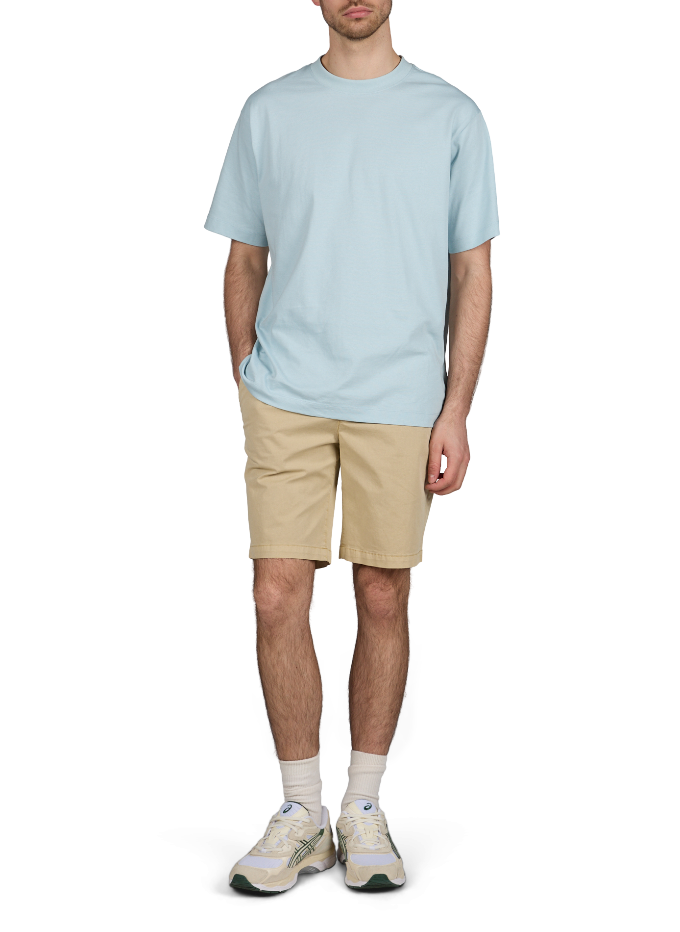 T-shirt manches courtes Aarhus en coton organique MINIMUM Bleu