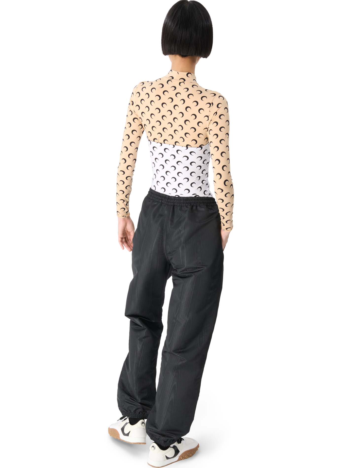 Top met maanprint in jersey | Wit MARINE SERRE Dames