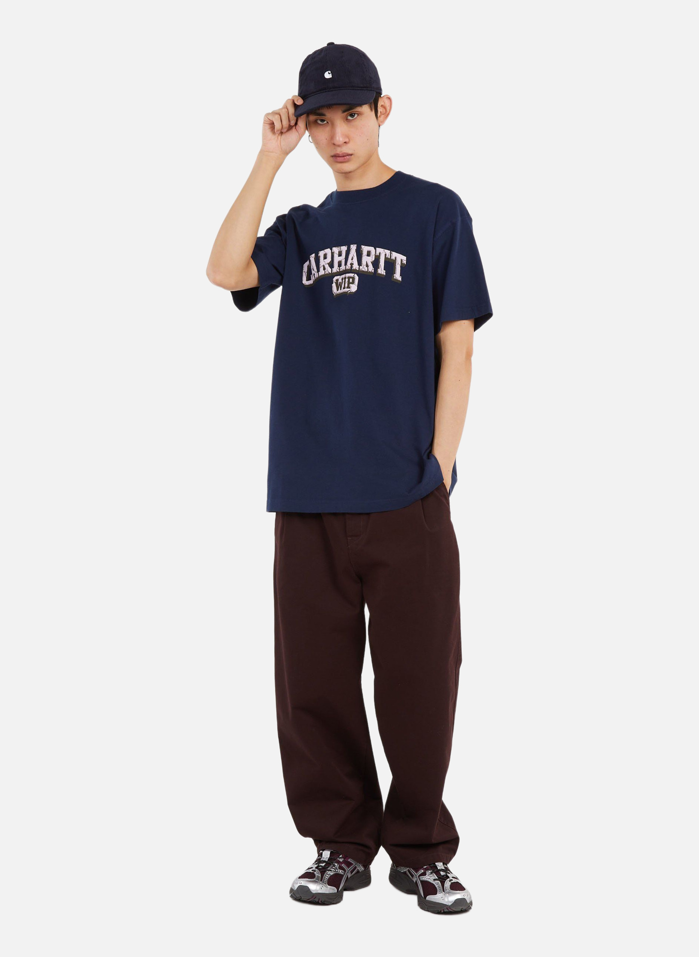 T-shirt s/s heavy duty t-shirt CARHARTT WIP Bleu