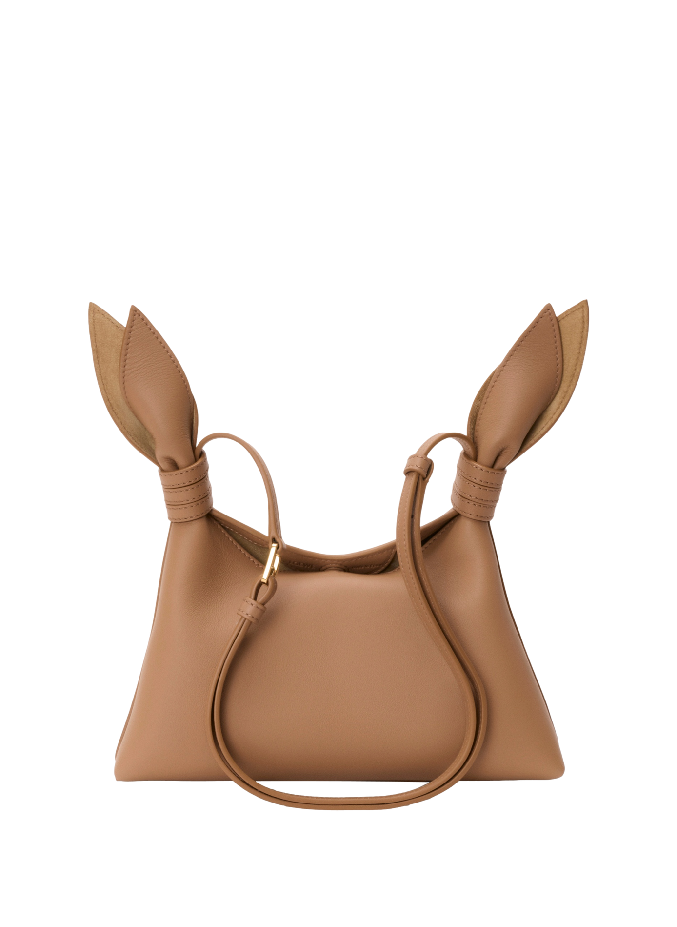 Scarf leather shoulder bag LOEWE Brown