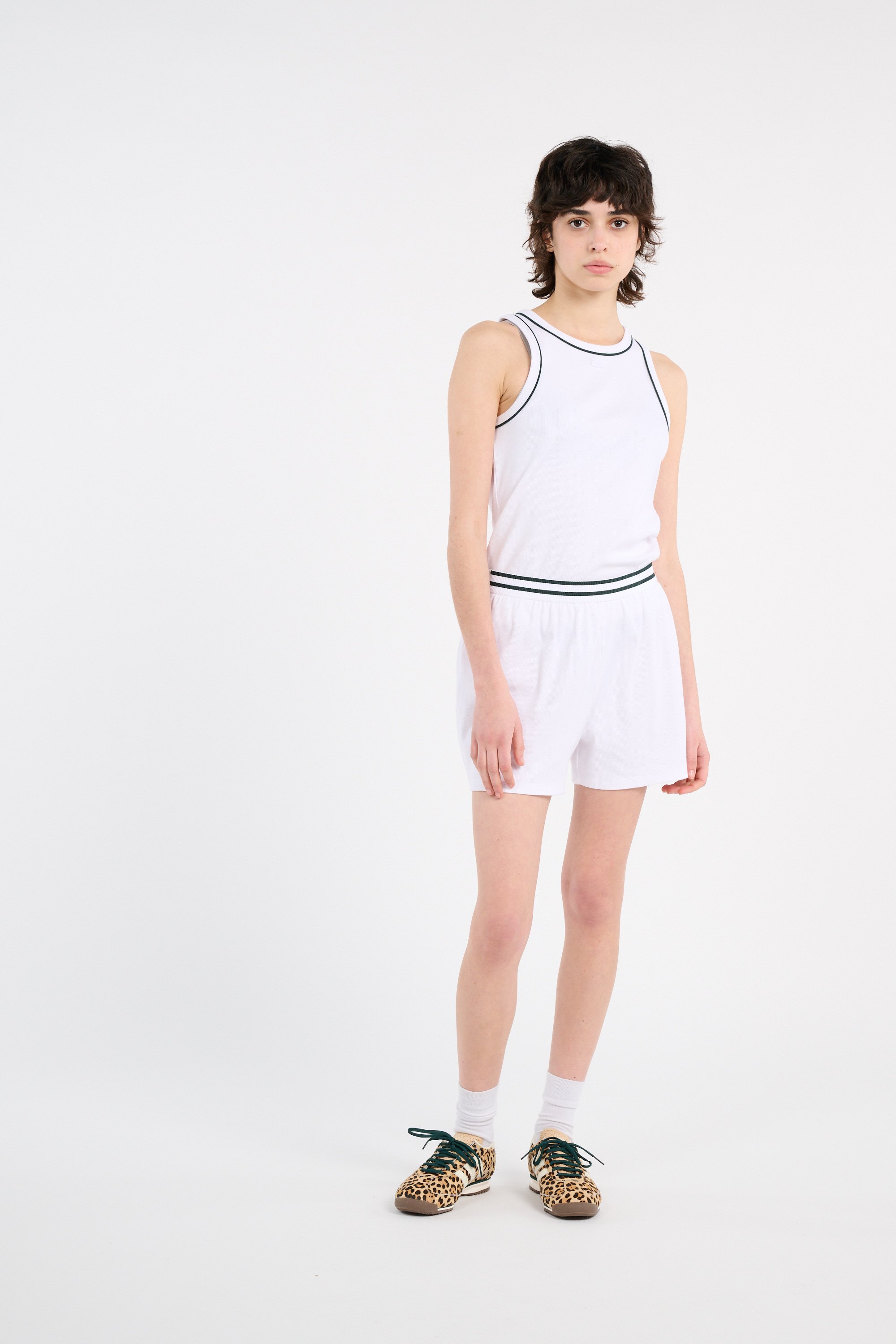 Ensemble de pyjama pyjamas sous-vetements LACOSTE Blanc