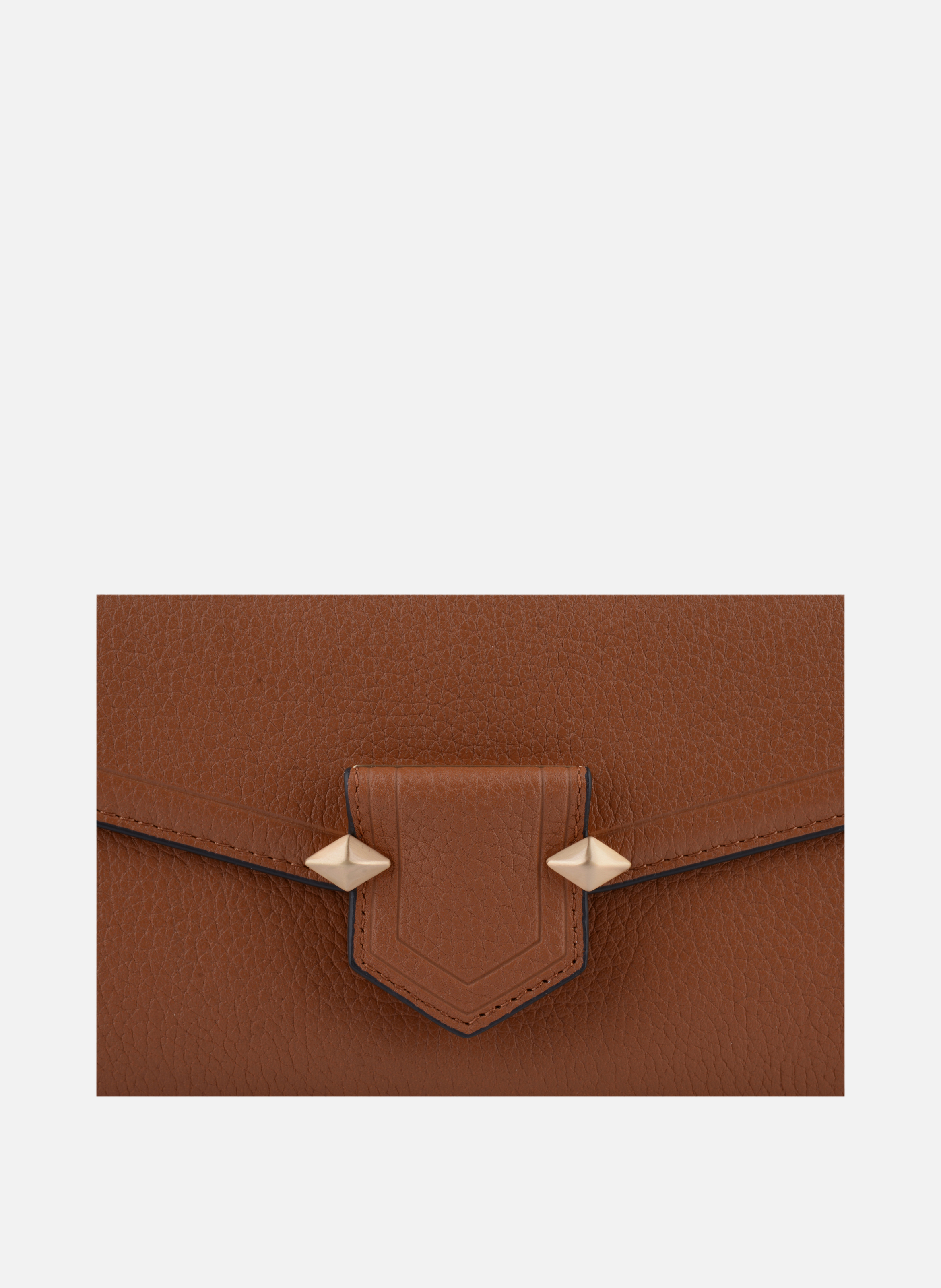 Sèvres | sac besace gm en cuir de vachette POURCHET Marron