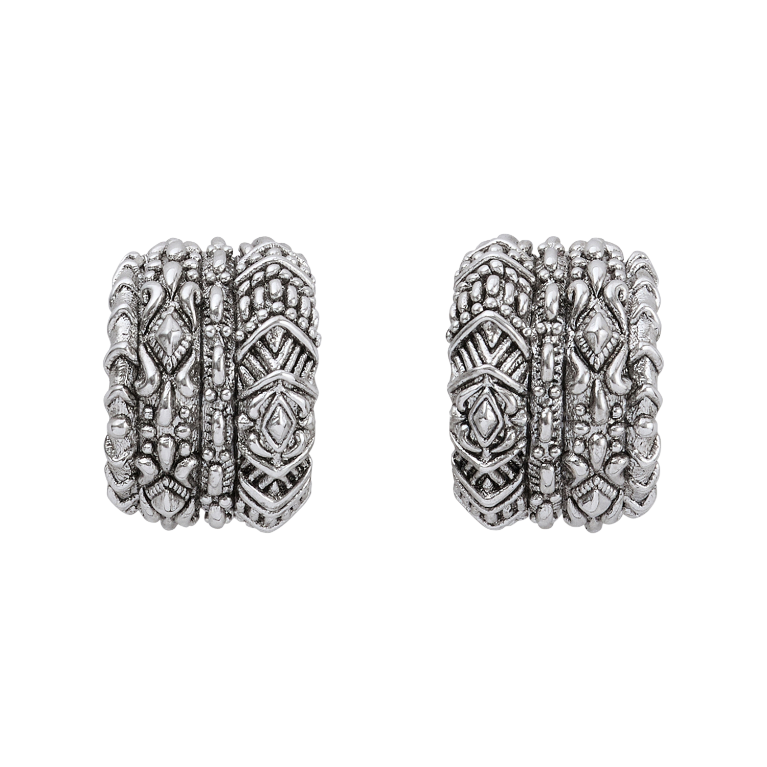 Boucles d'oreille sheldon BA&SH Argent