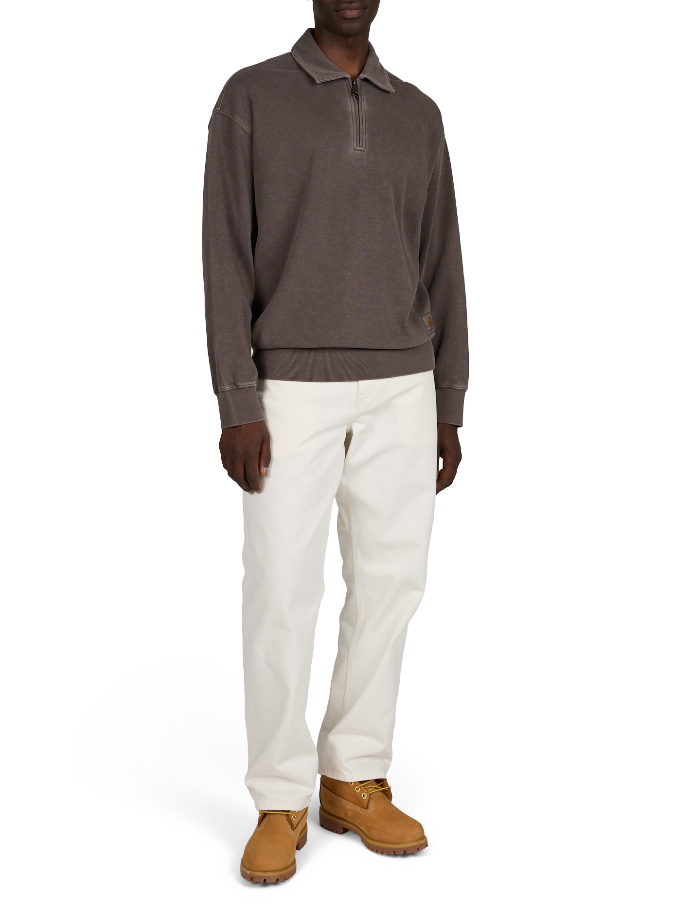 Polo Harper en coton CARHARTT WIP Marron