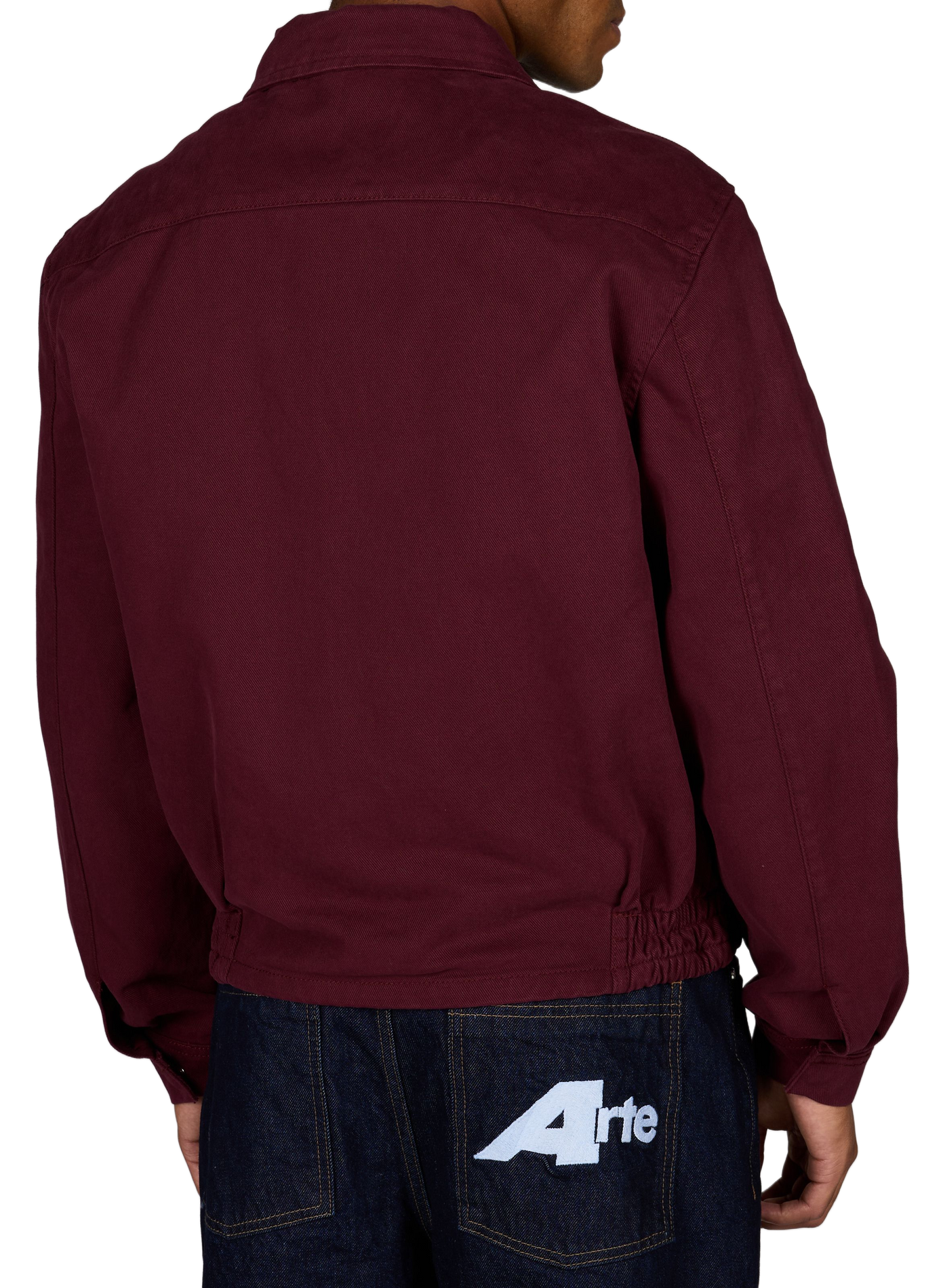 Blouson droite à logo en coton  ARTE ANTWERP Rouge