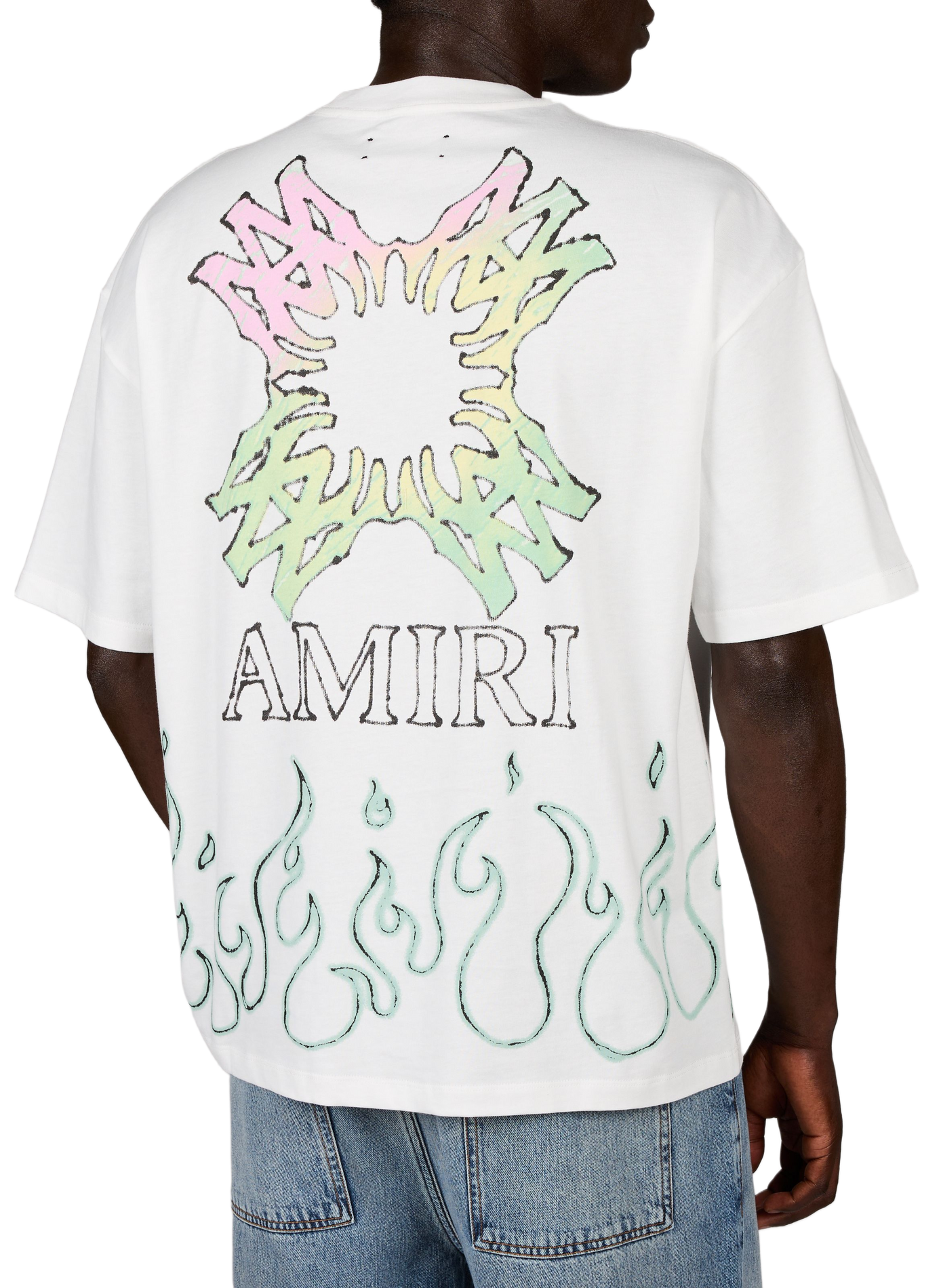 Printed T-shirt AMIRI White