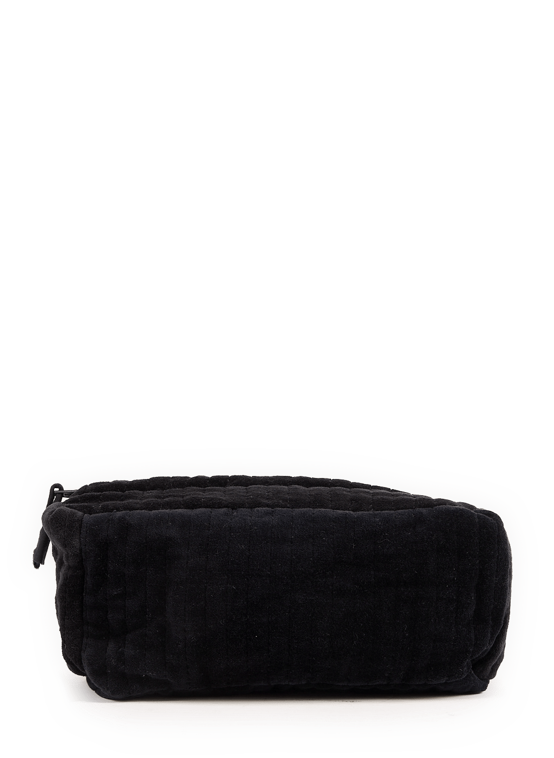 Kleine gerippte Handtasche AU PRINTEMPS PARIS Schwarz