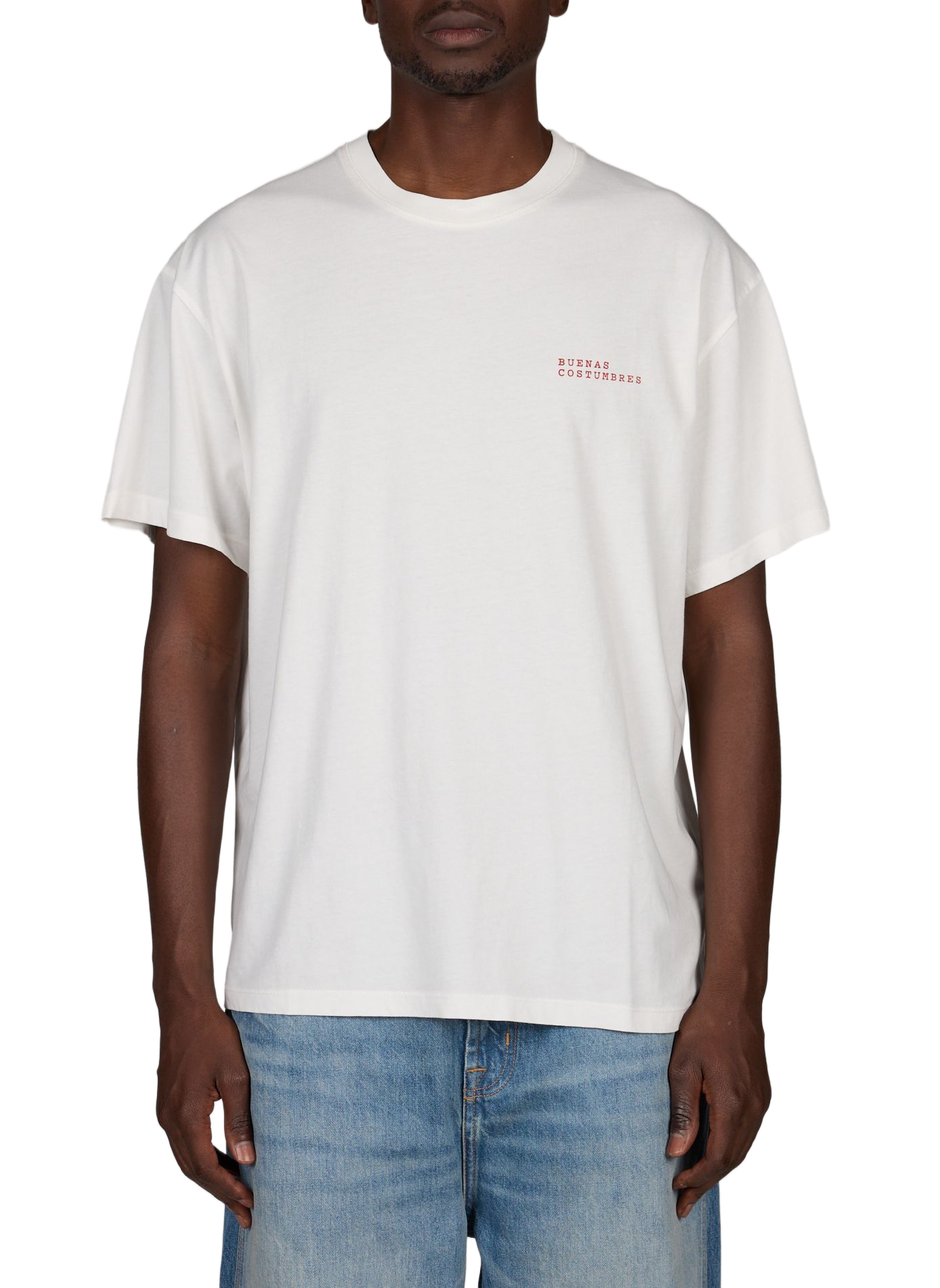Printed cotton Aaron T-shirt THINKING MU White
