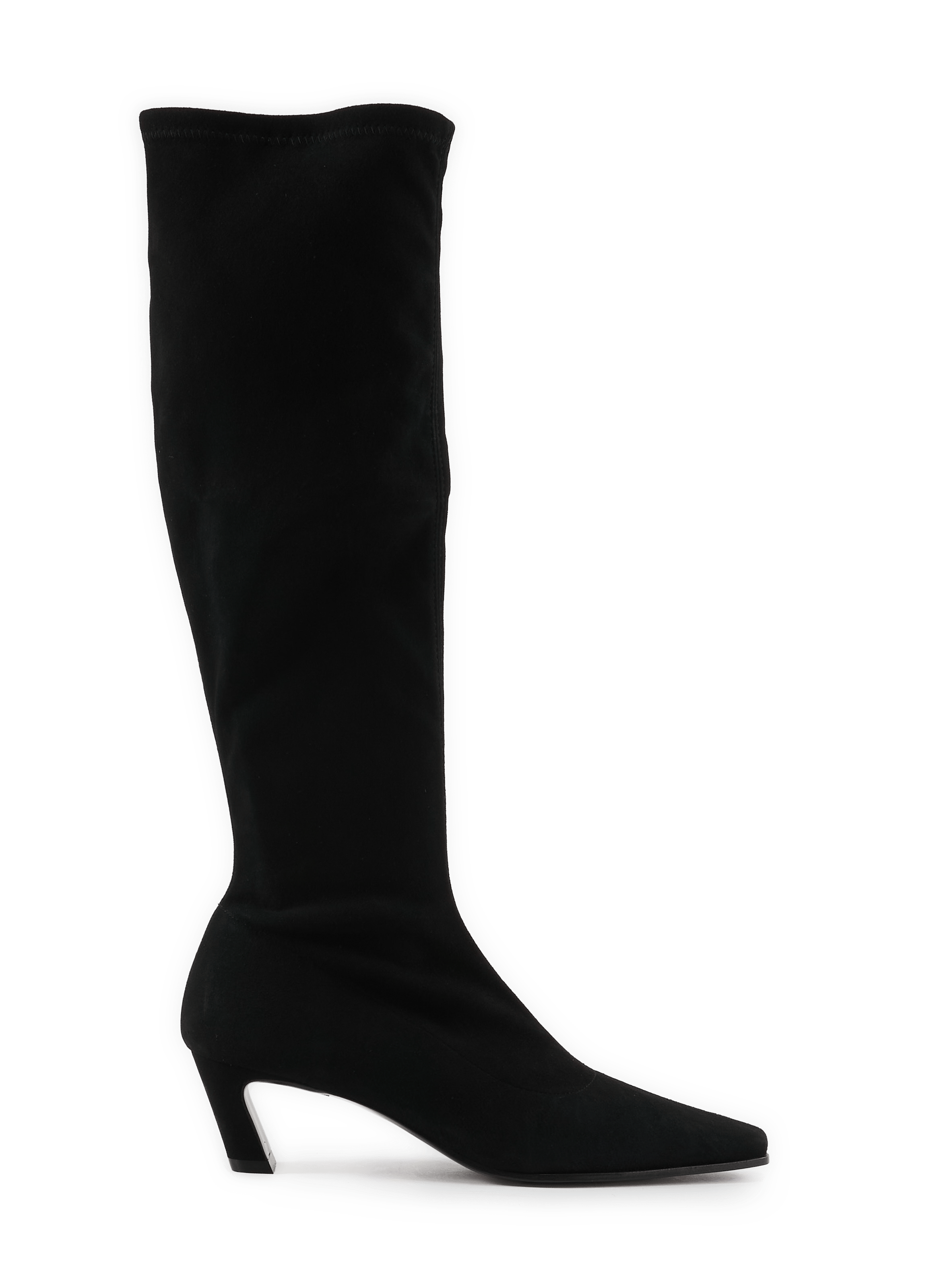 STASSI high boots in suede STUART WEITZMAN Black