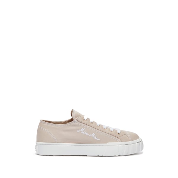 Baskets en gabardine de coton