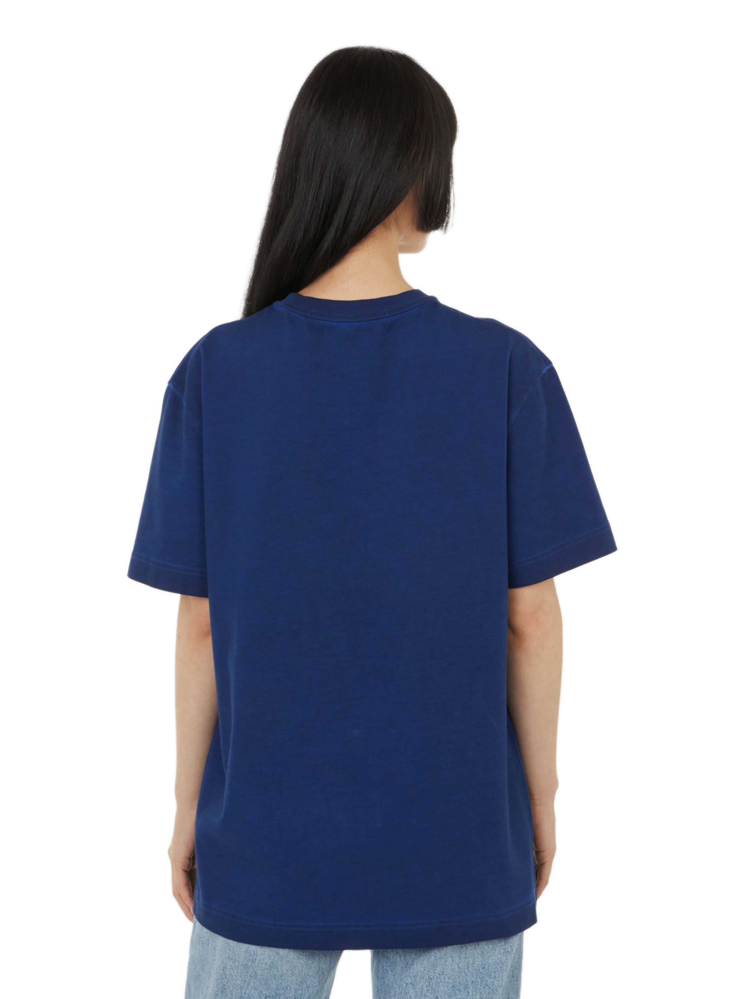 Cotton T-shirt ALEXANDER WANG Blue