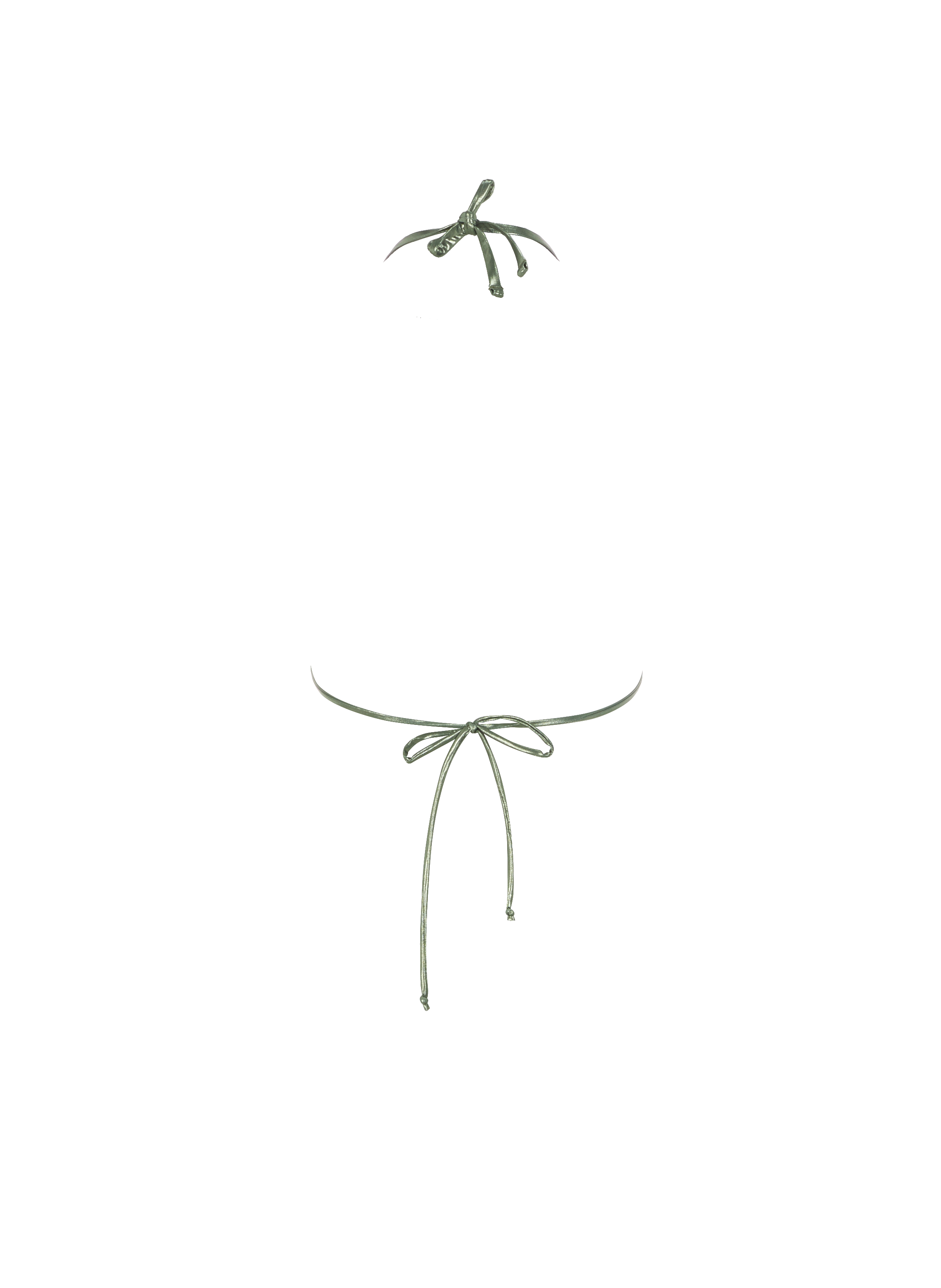 Haut de maillot de bain triangle SAISON 1865 Vert