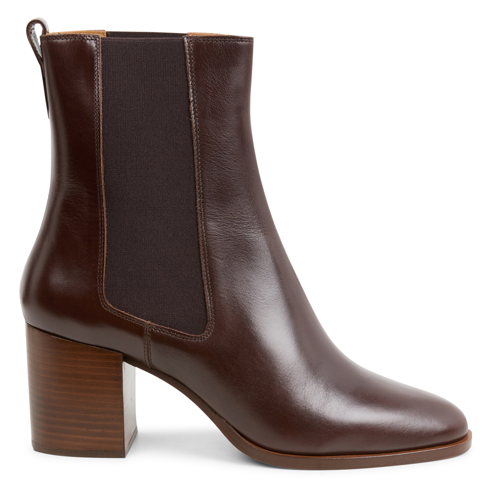 Bottines en cuir n°663 RIVECOUR Marron