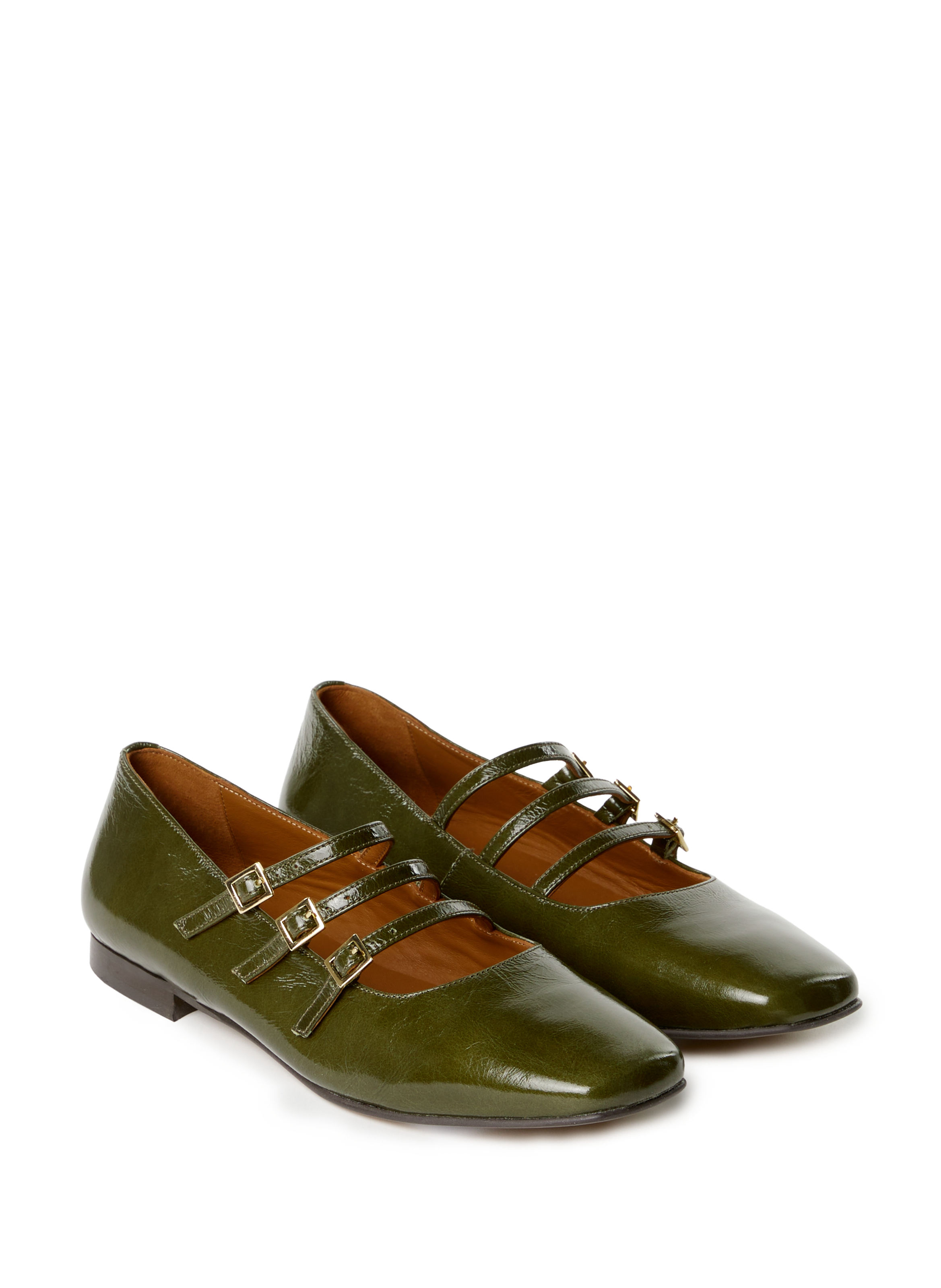 Leather baby shoes SAISON 1865 Khaki