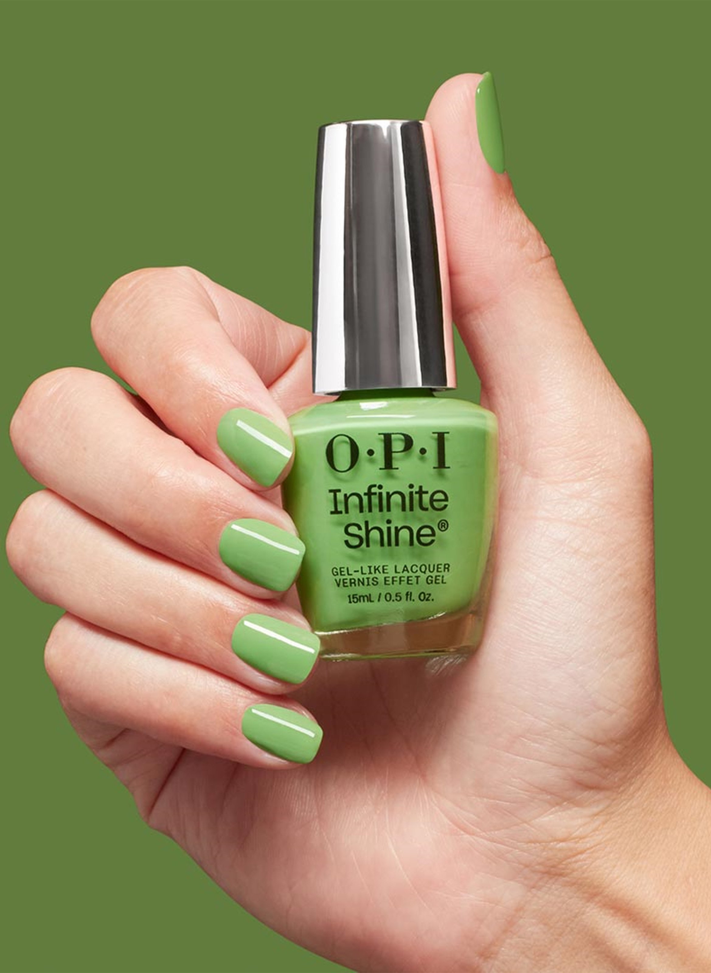 Jelly Green with Envy - Long-lasting gel effect nail polish OPI Isl173