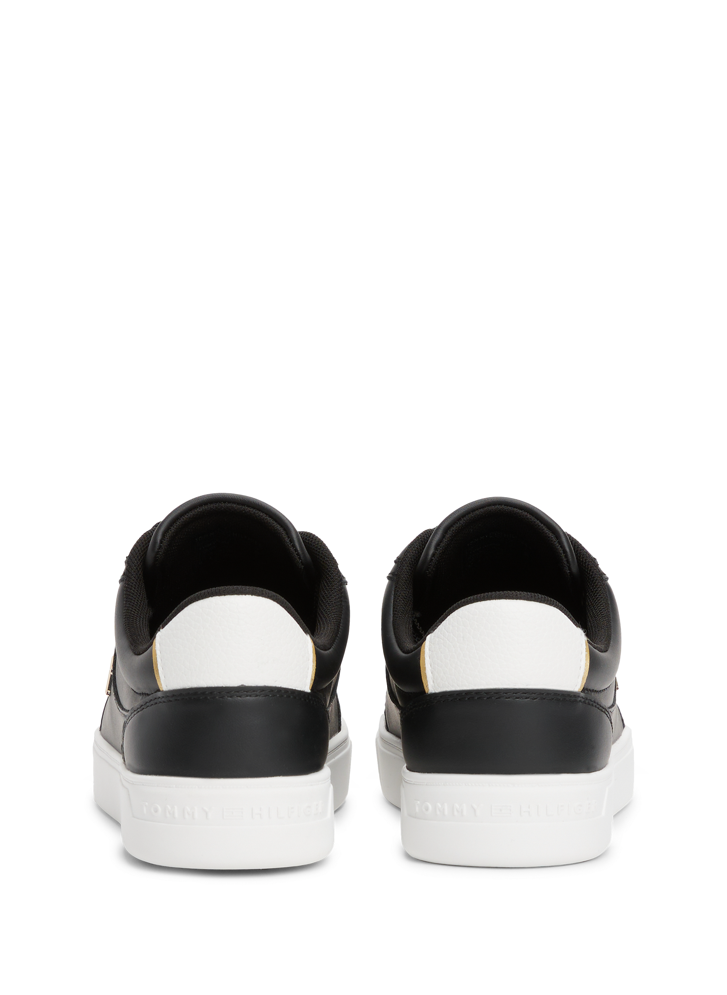 Basket en cuir TOMMY HILFIGER Noir