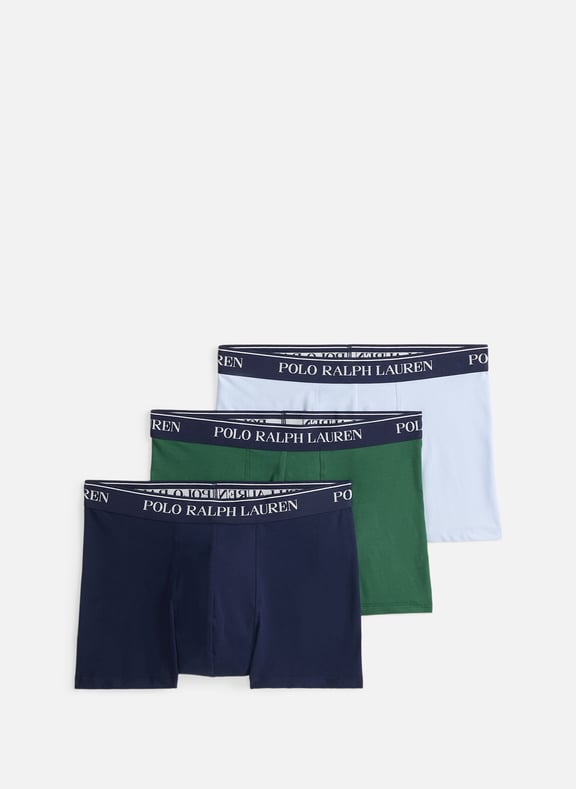 Lot de 3 boxers en coton Multicolore by POLO RALPH LAUREN POLO RALPH LAUREN Lot de 3 boxers en coton Multicolore
