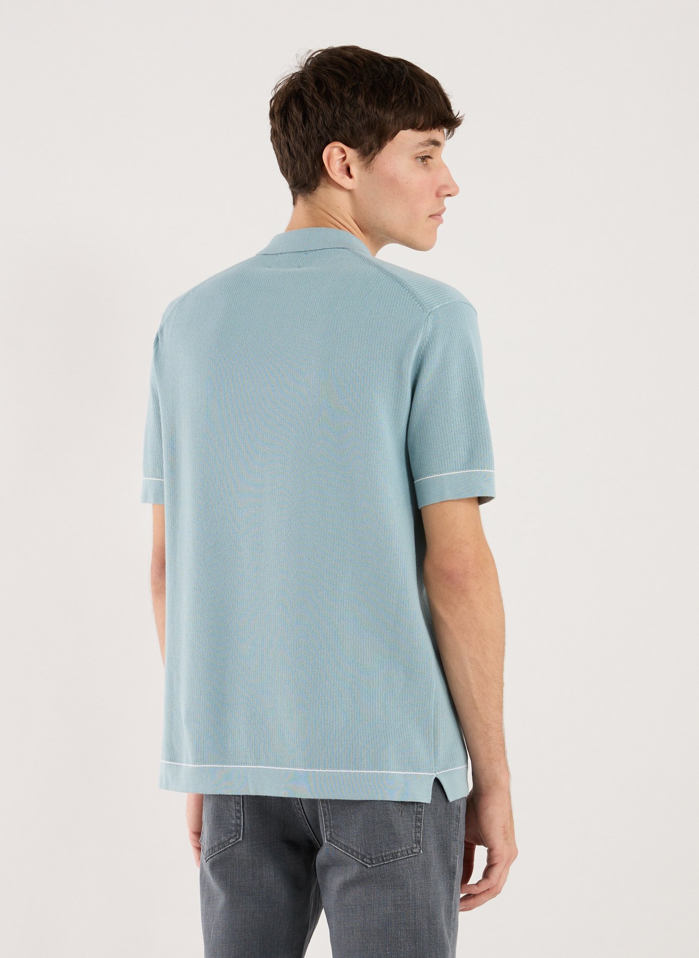 Polo en coton HACKETT Bleu