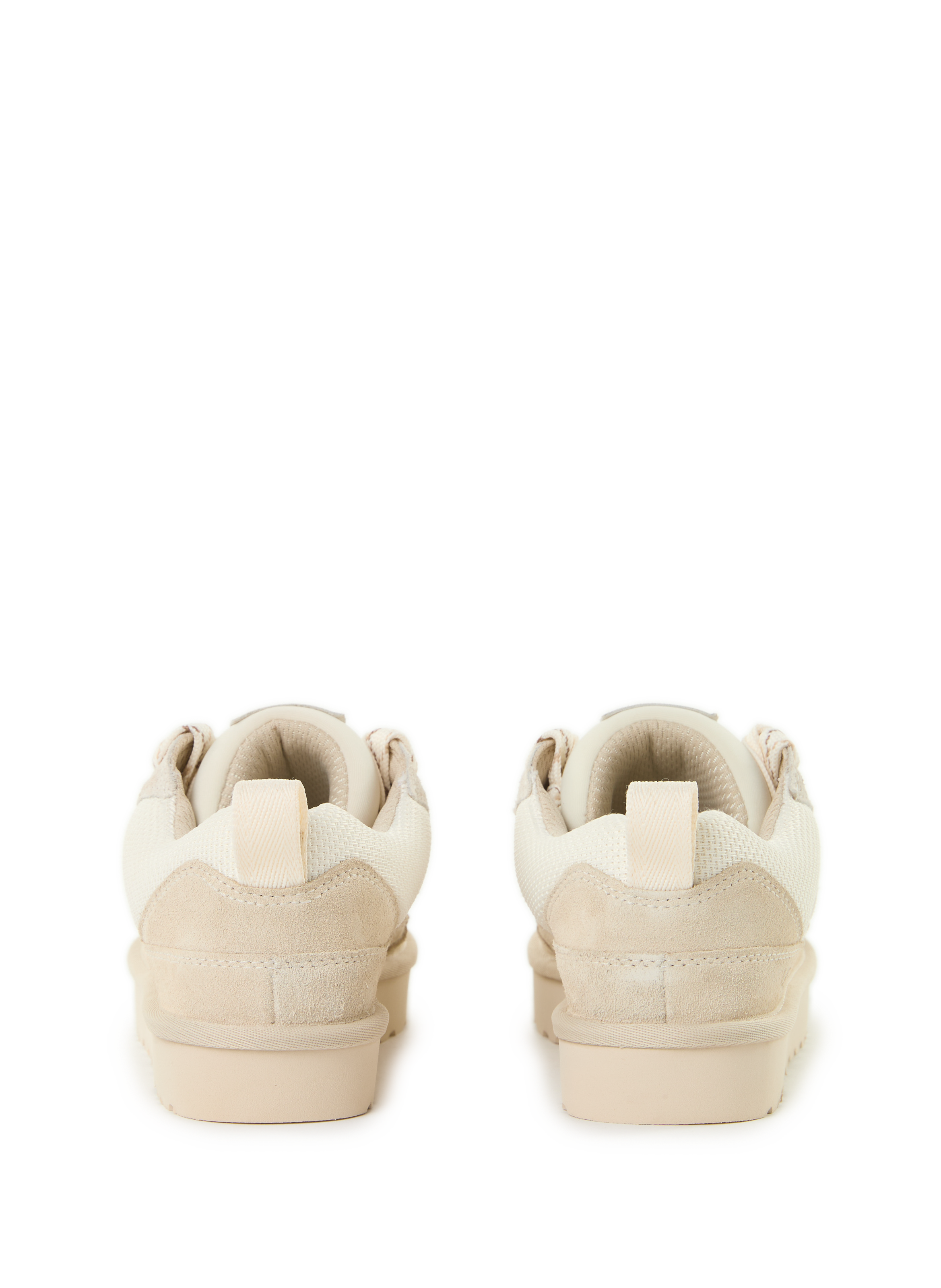 Oversized leather sneakers UGG White