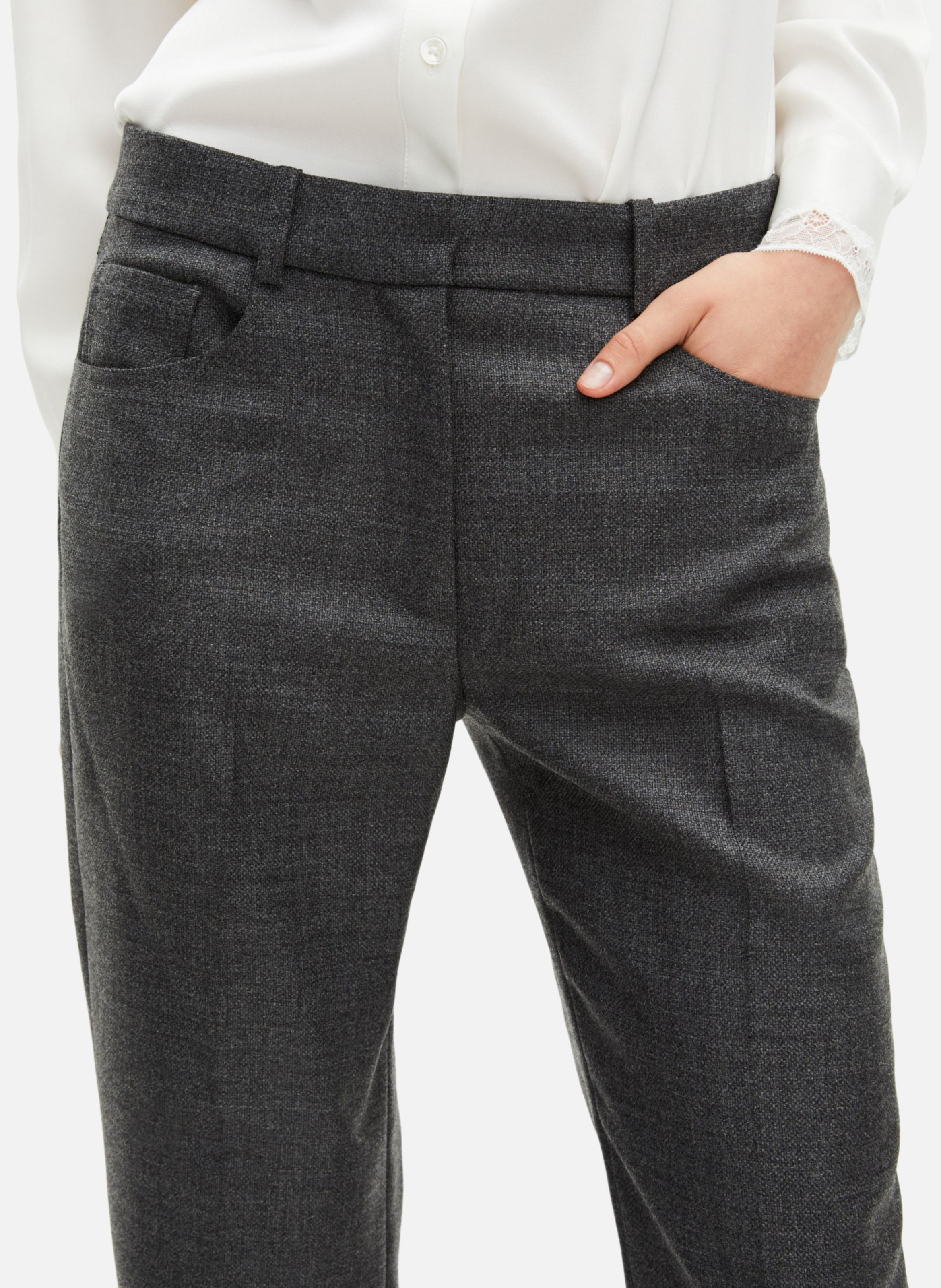 Pantalon tailleur bootcut THE KOOPLES Gris
