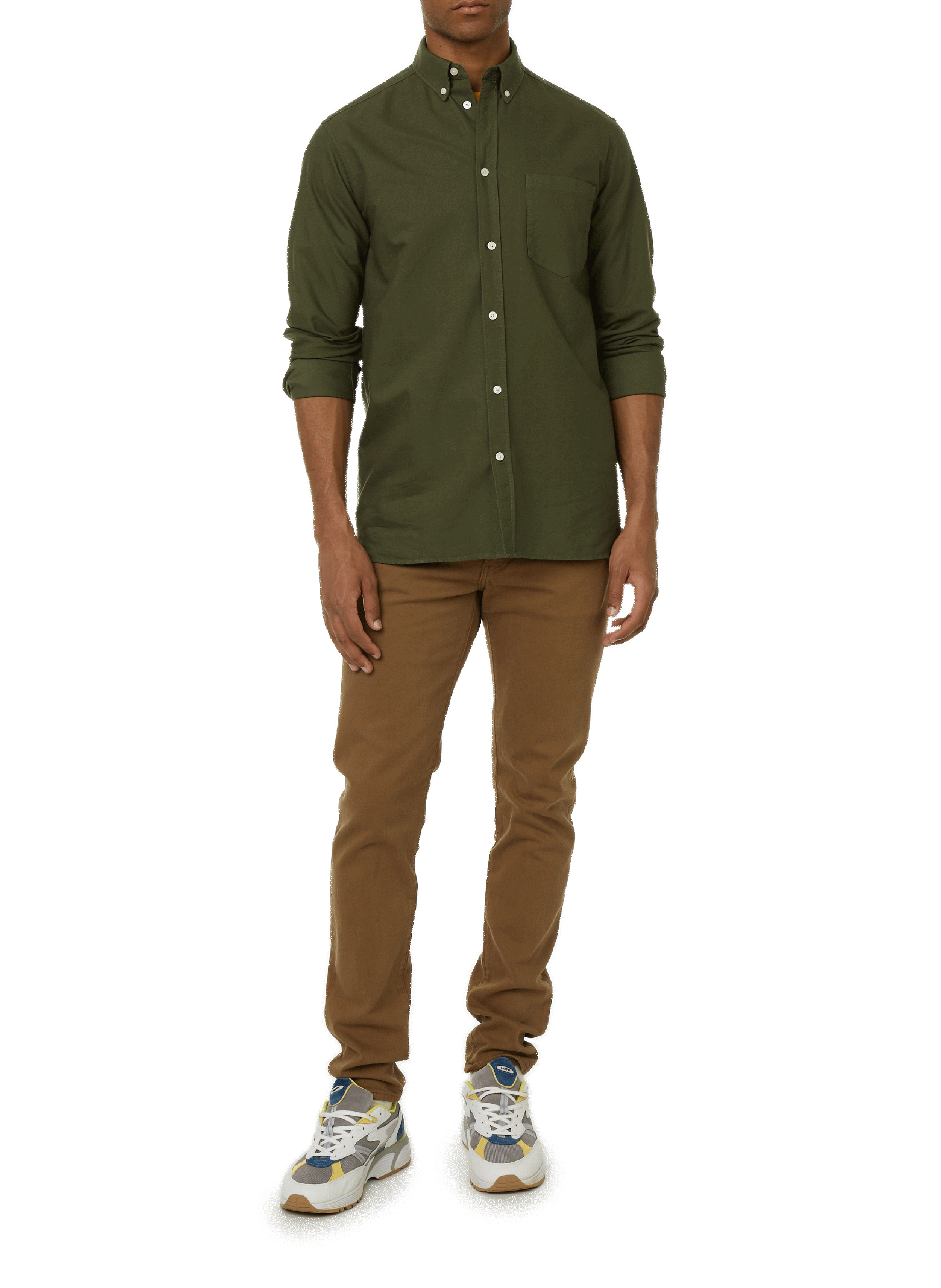 Chemise Amen en coton SAISON 1865 Vert