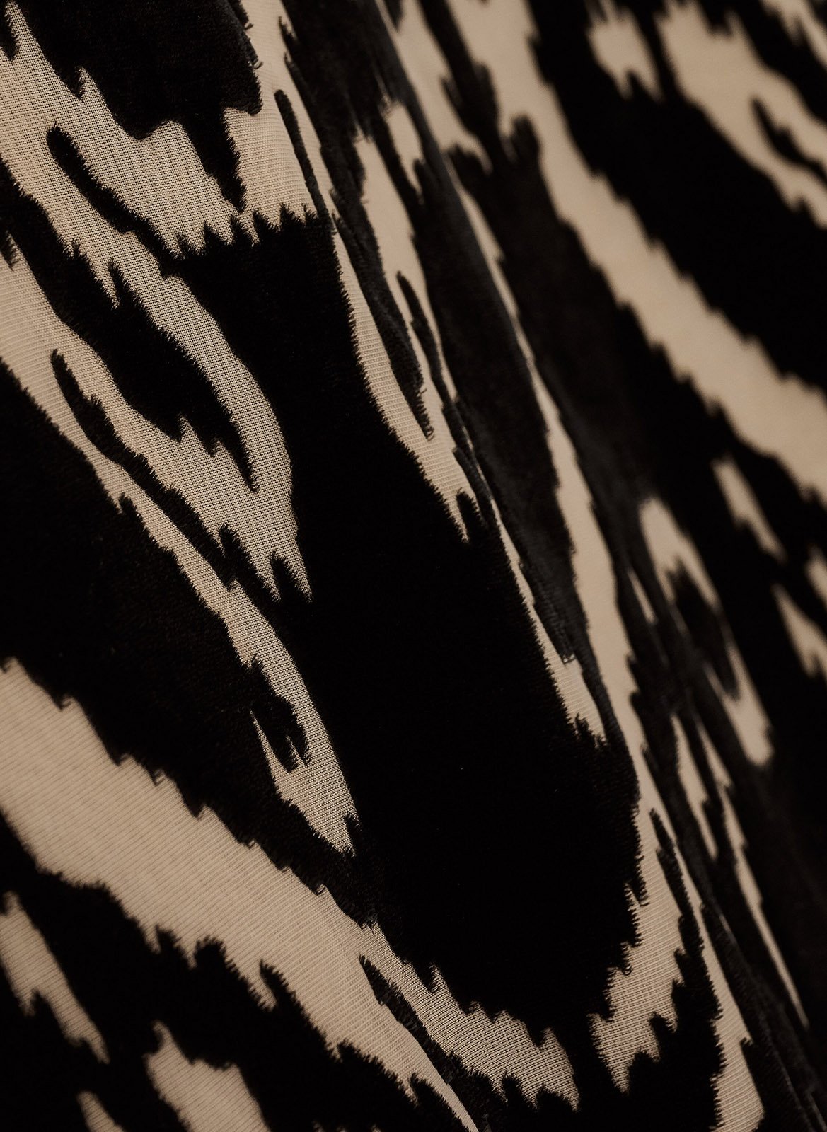 Jupe longue ample imprimée alpha BA&SH Noir