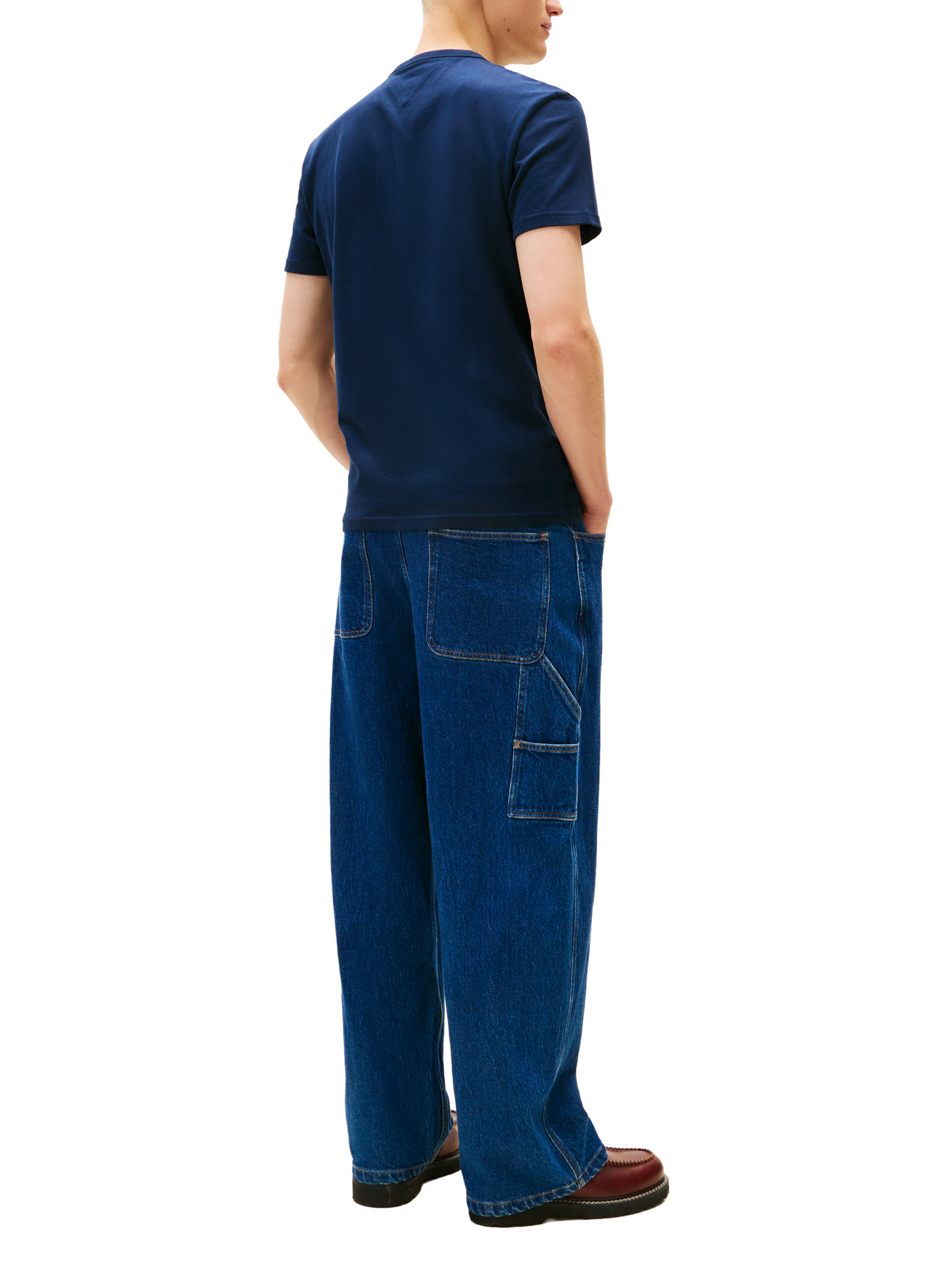 Short-sleeved T-shirt with logo TOMMY HILFIGER Blue