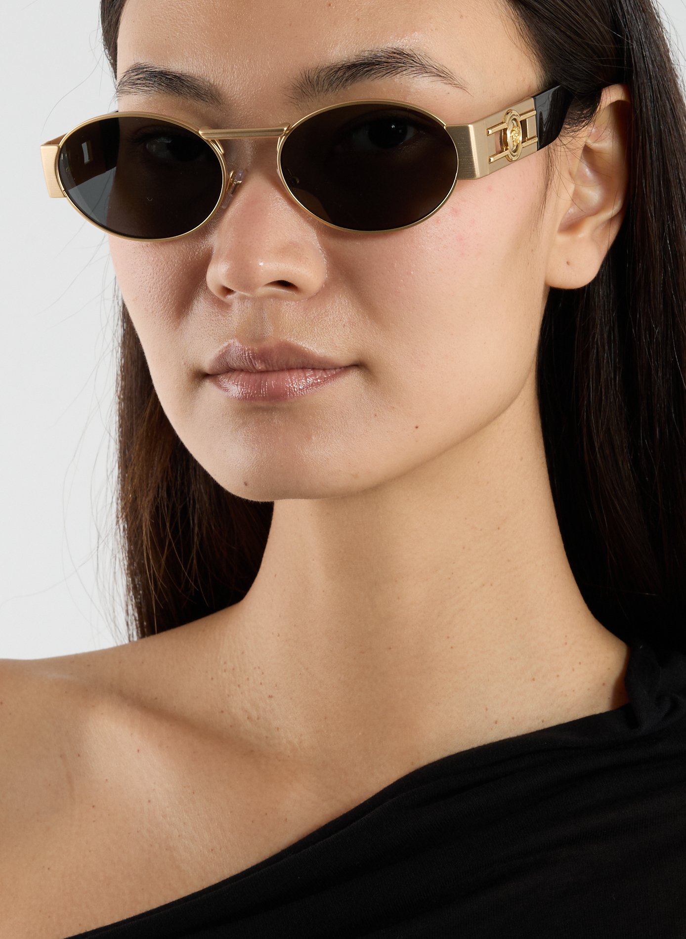 Lunettes de soleil rondes VERSACE Multicolore