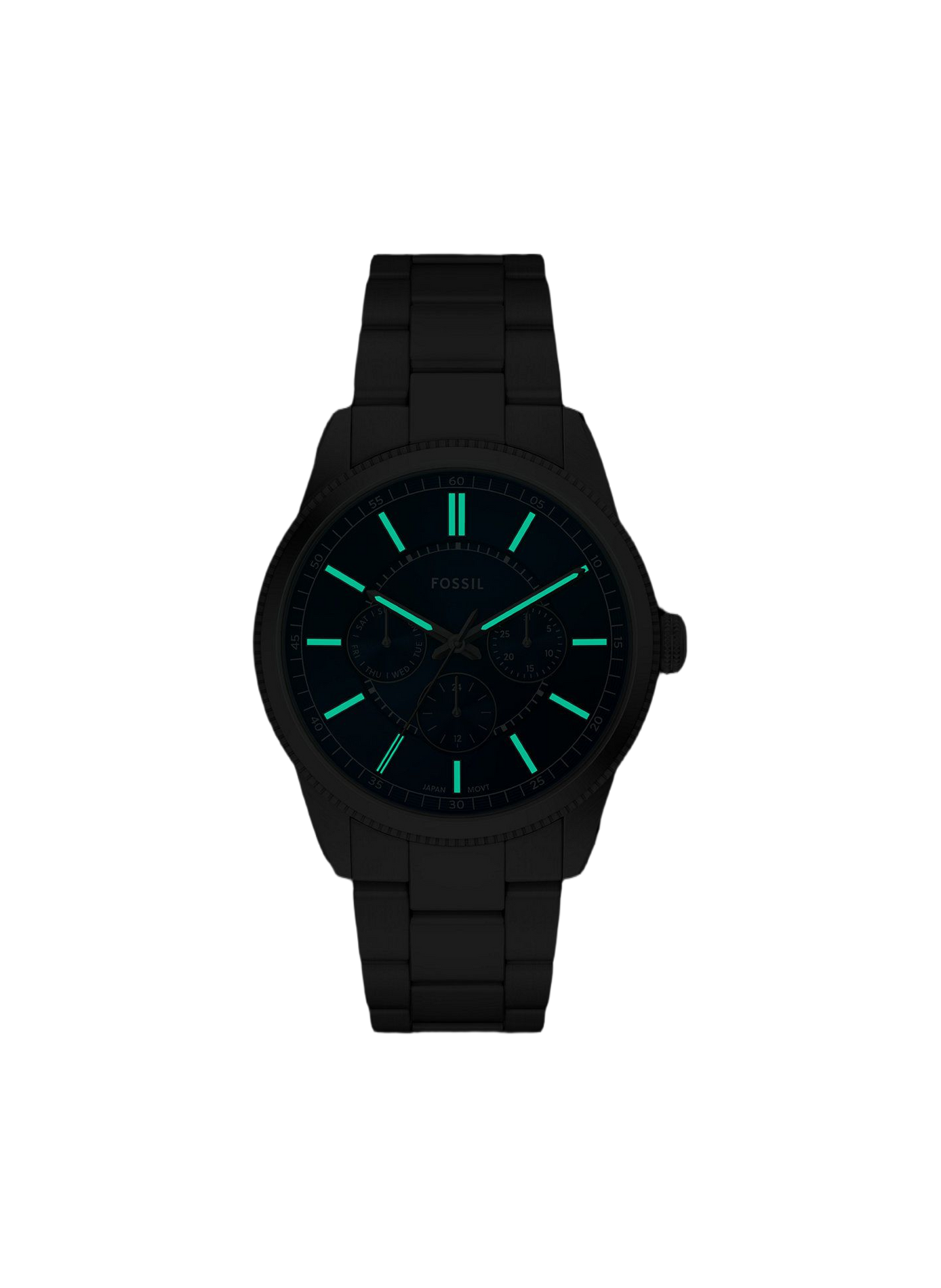 Montre Pearson en acier FOSSIL Bleu