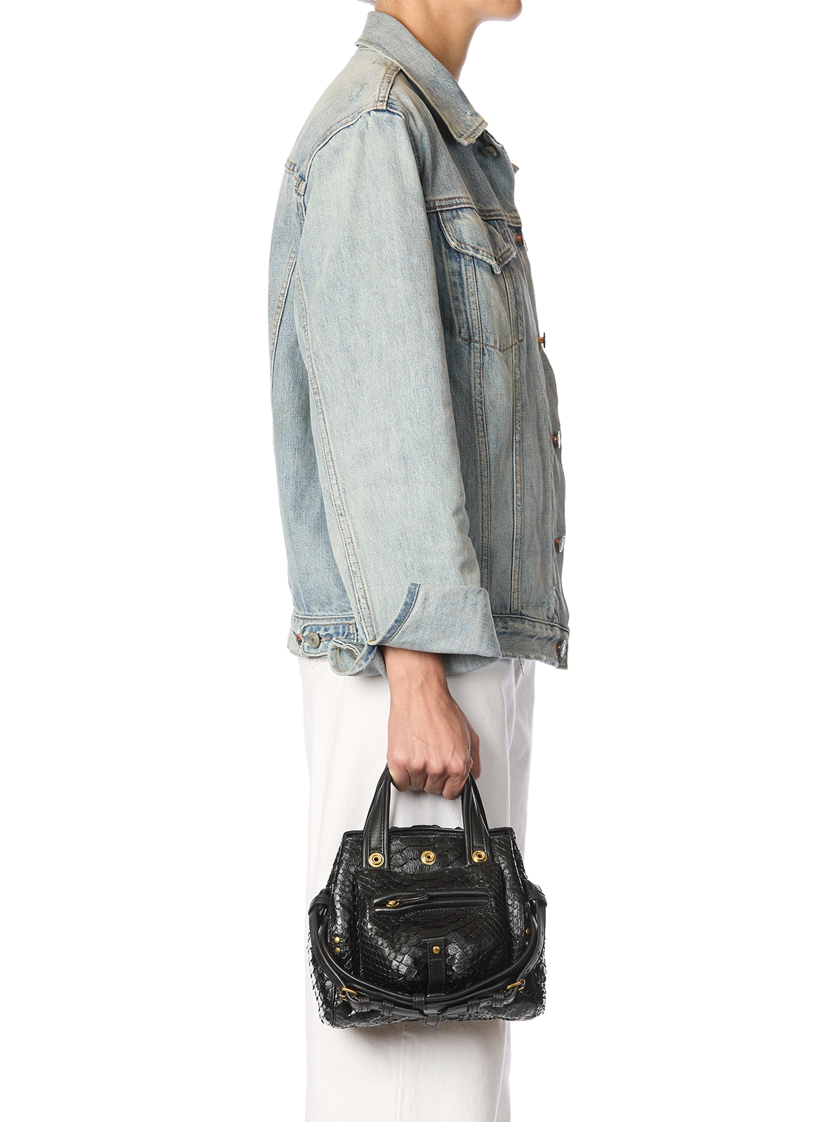 Leather Shoulder bag JÉRÔME DREYFUSS Black