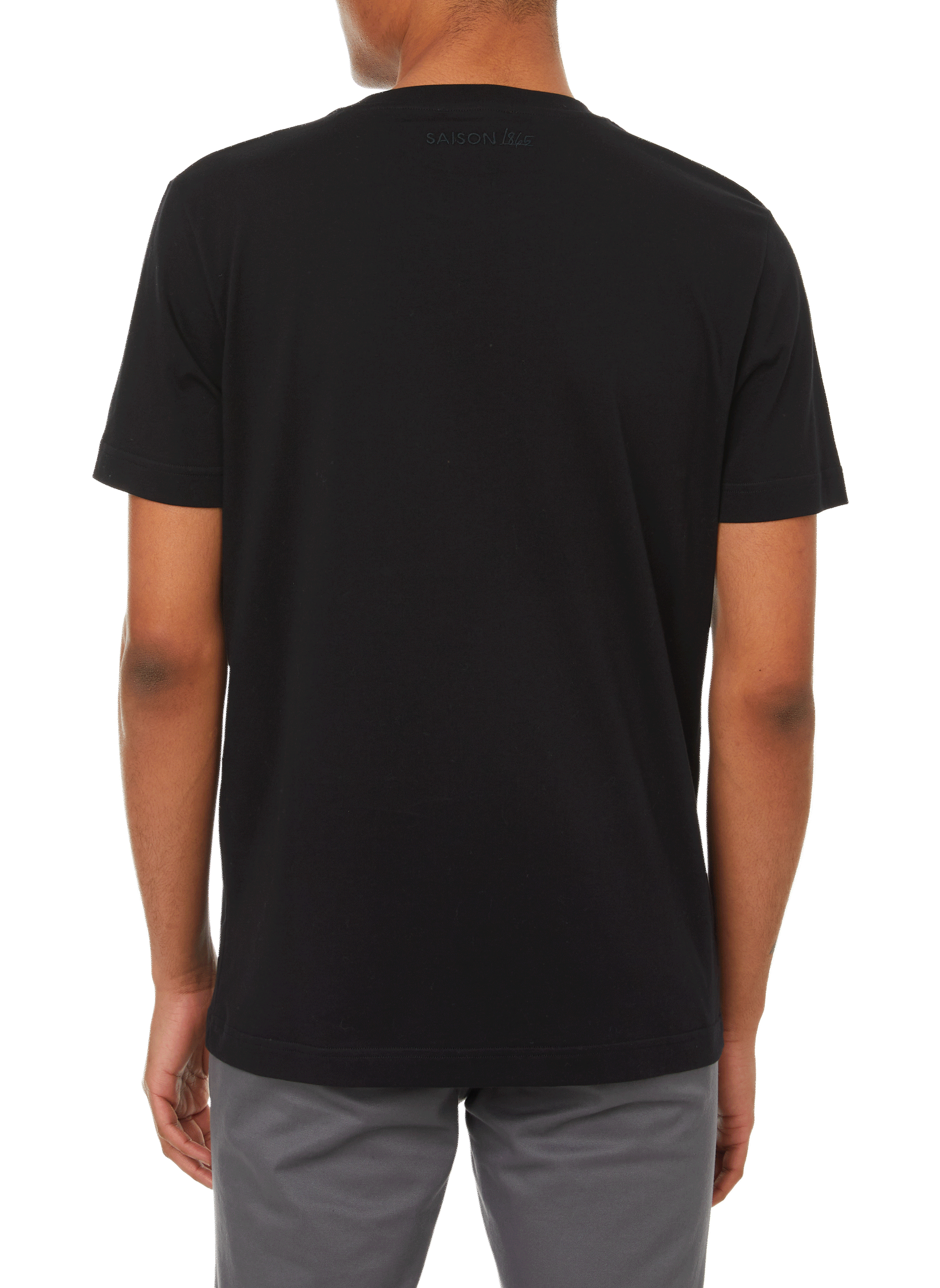 Round-neck T-shirt SAISON 1865 Black