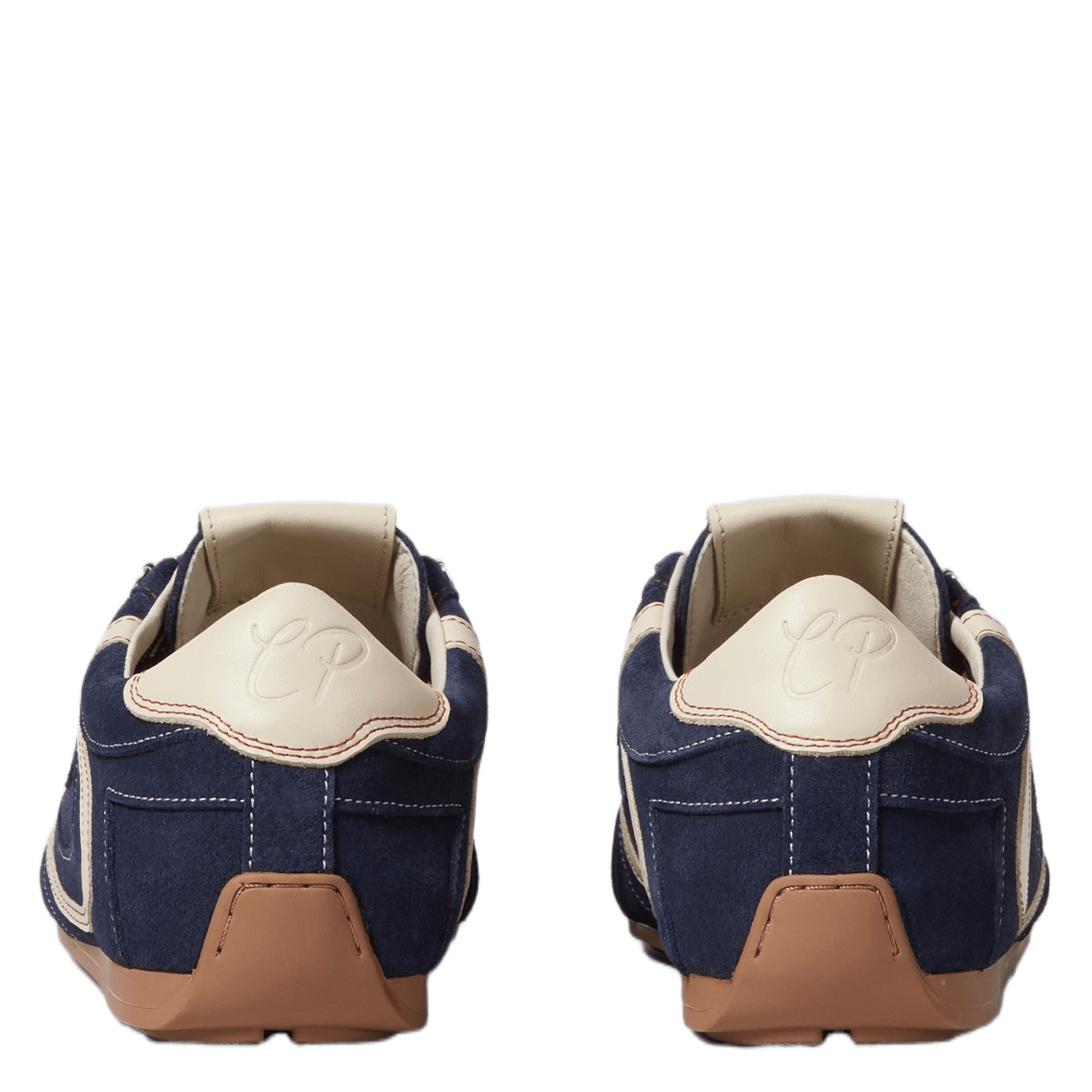 Baskets basses en cuir velours CLAUDIE PIERLOT Bleu