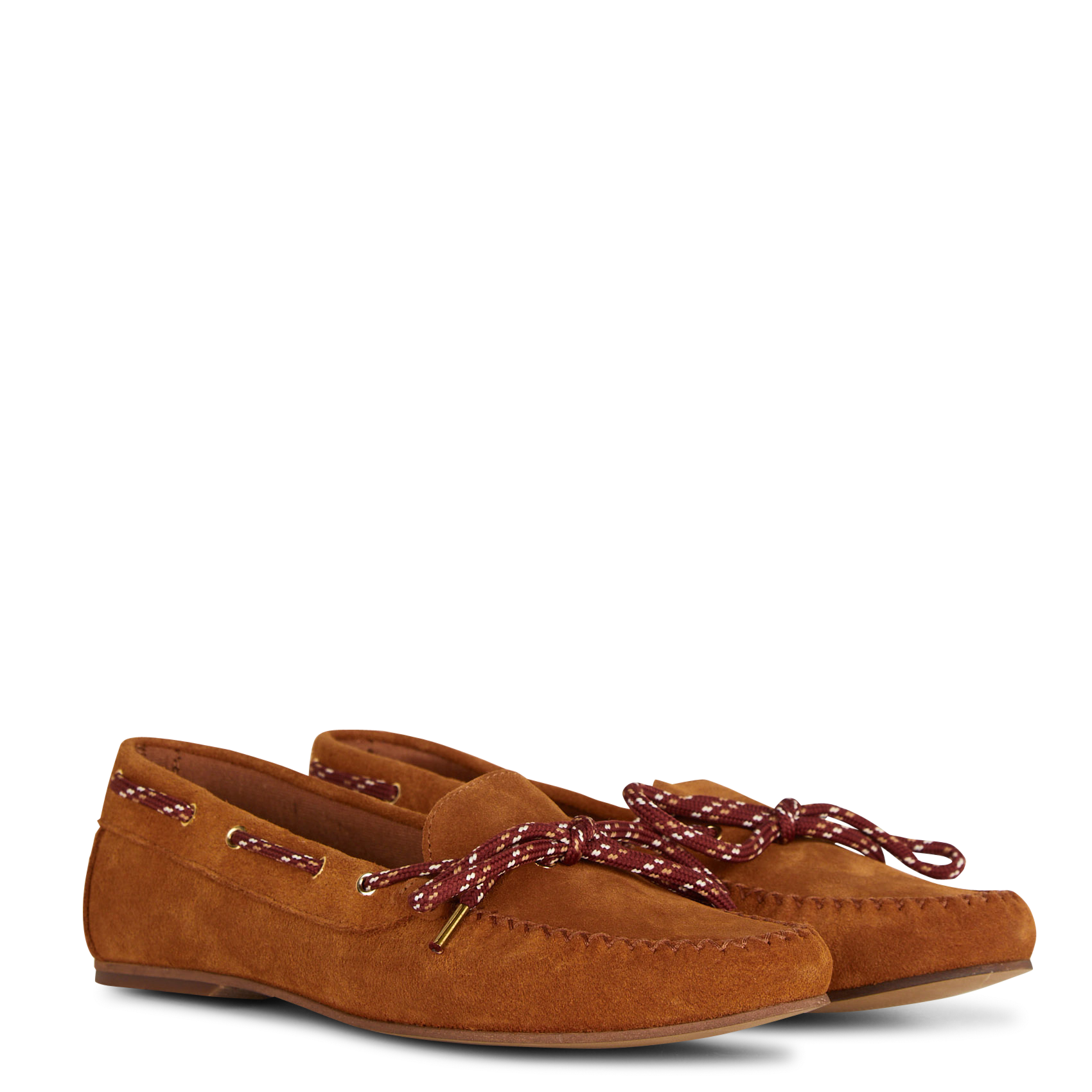 Mocassins en cuir velours sue MAISON 123 Beige