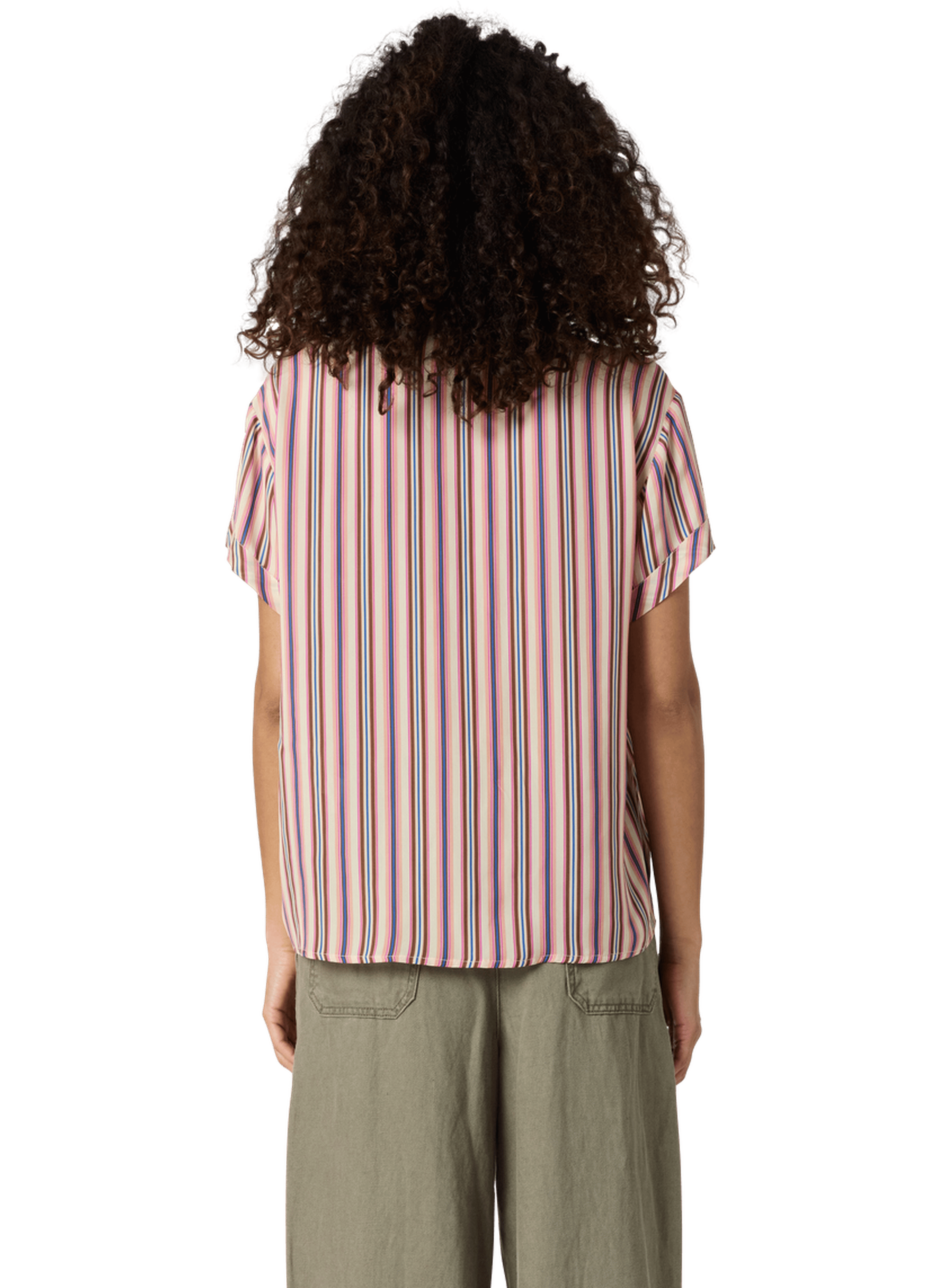 Chemise rayée à manches courtes - cindya GERARD DAREL Multicolore