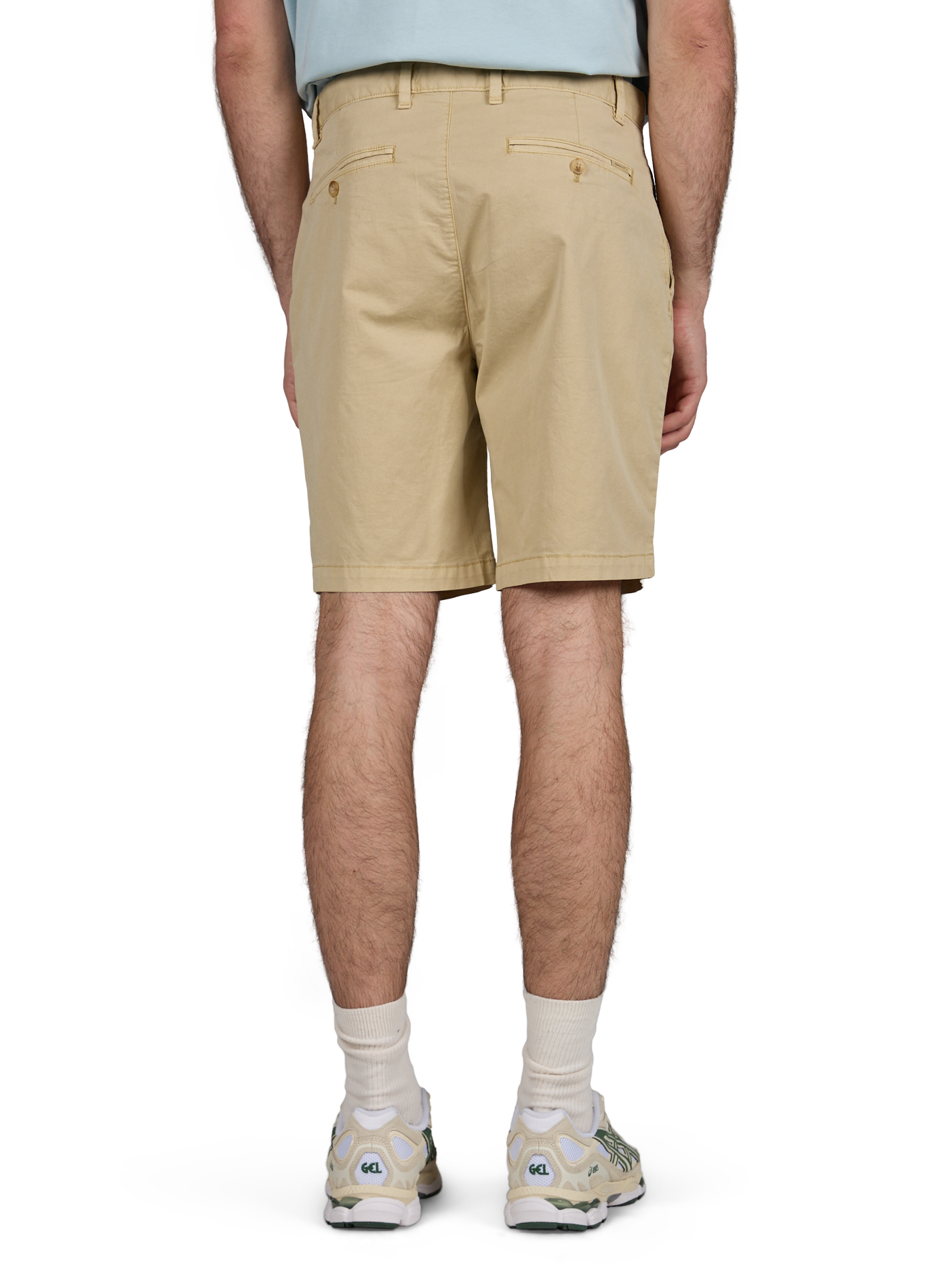 Short court en coton mélangé GANT Beige