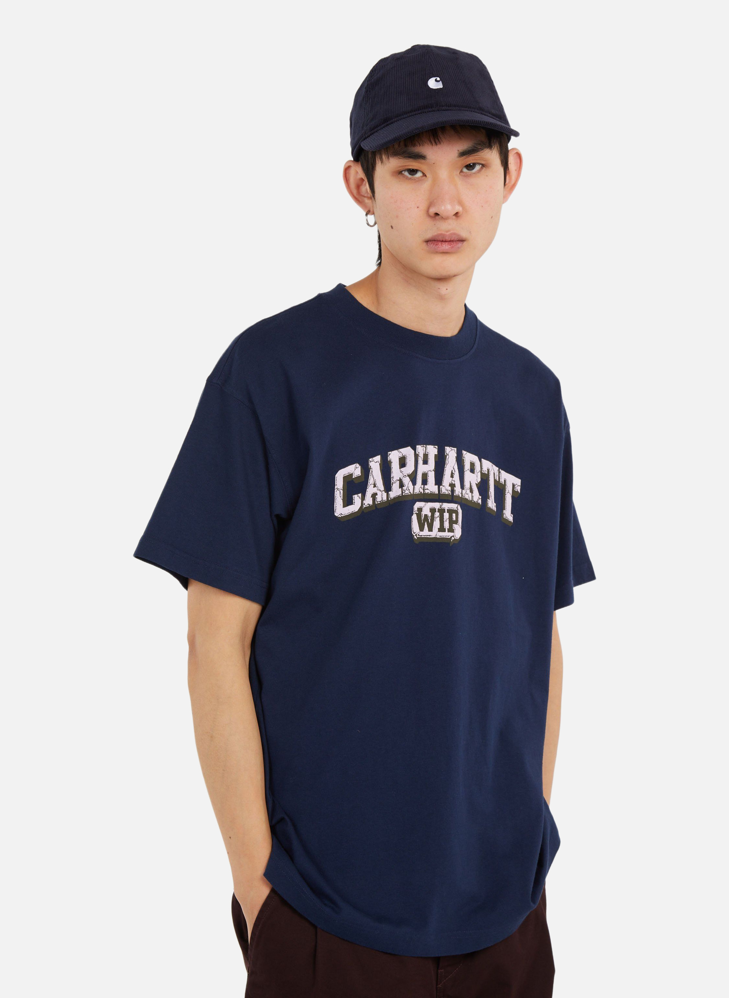 T-shirt s/s heavy duty t-shirt CARHARTT WIP Bleu