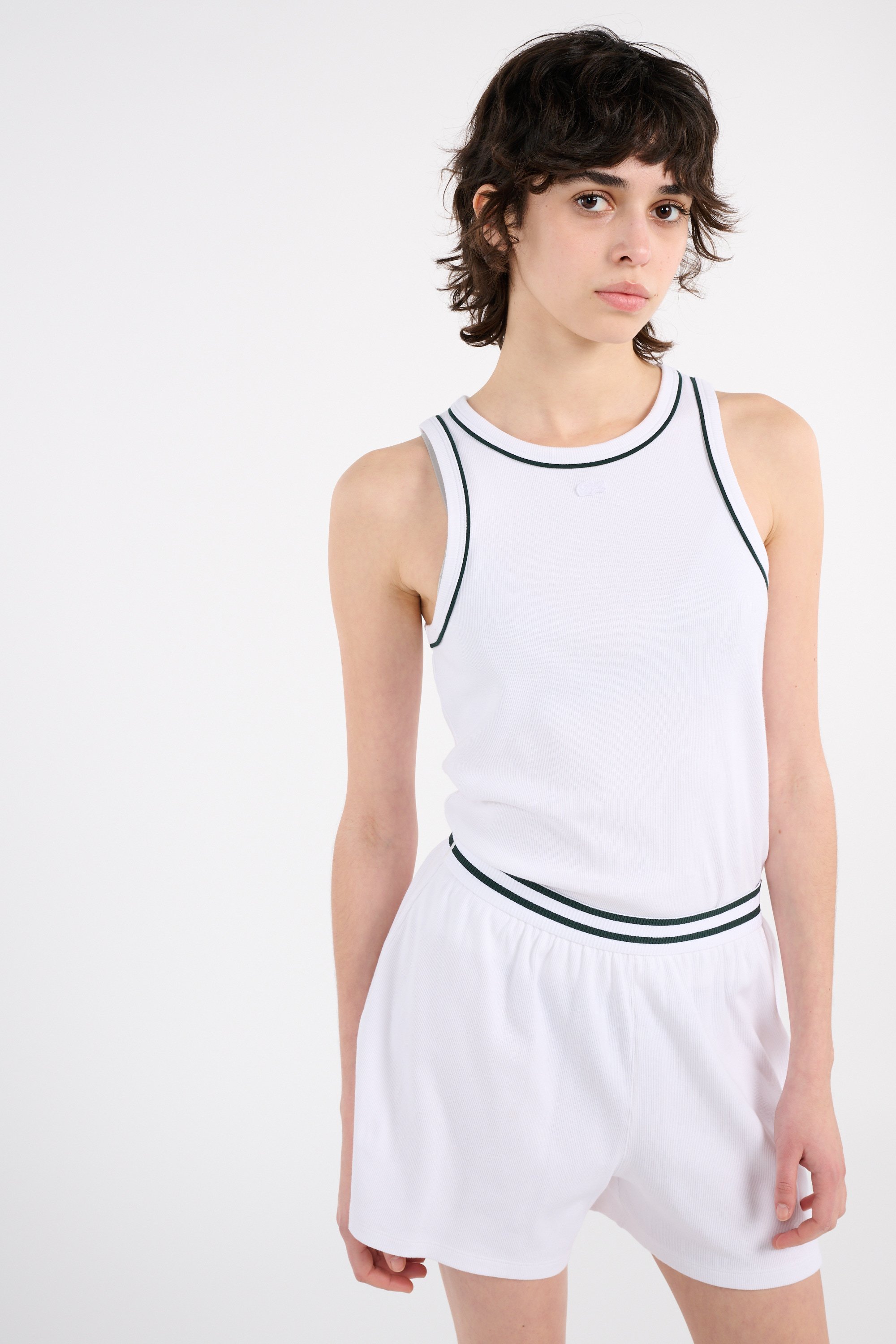 Ensemble de pyjama pyjamas sous-vetements LACOSTE Blanc