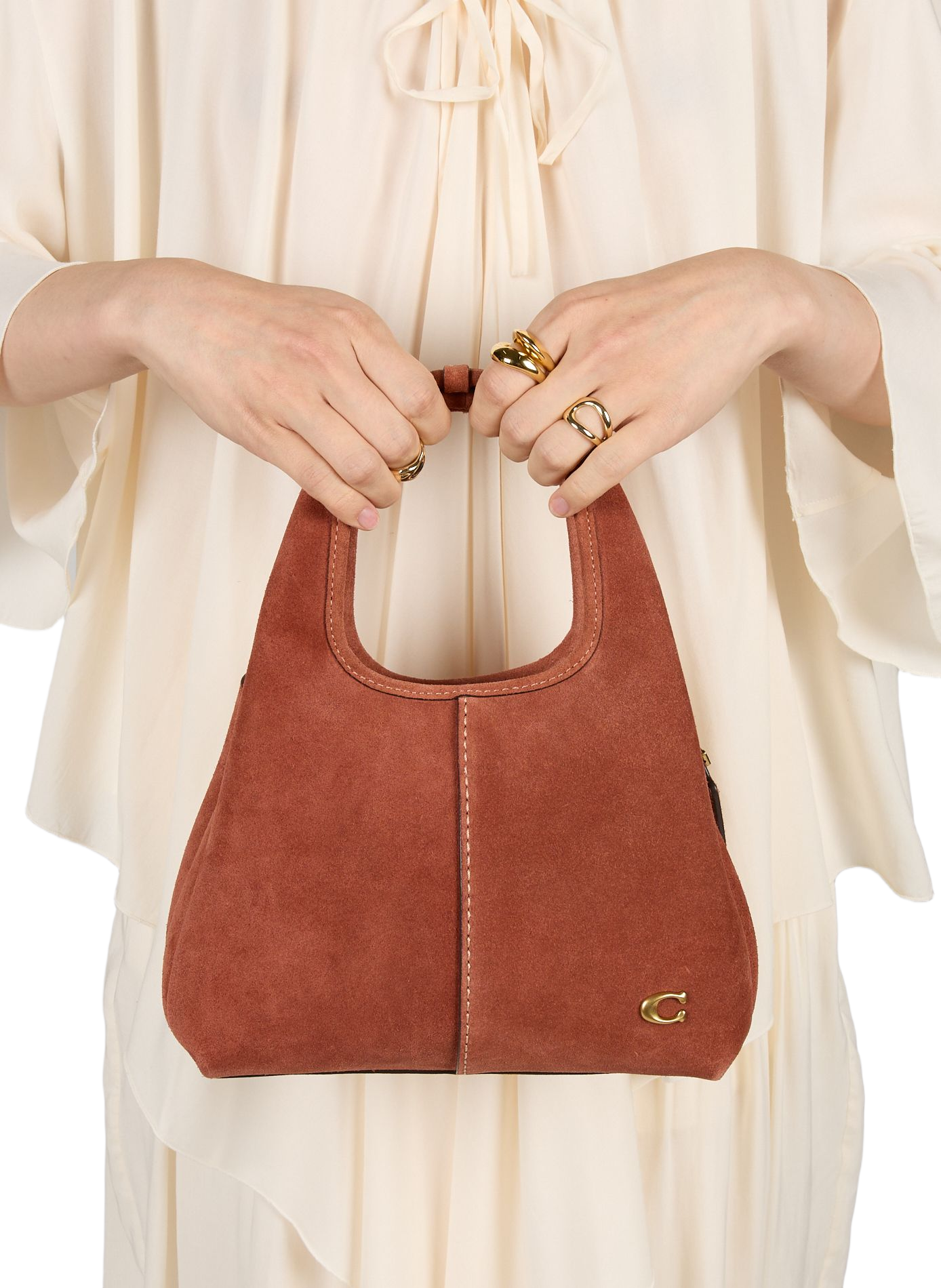 Lederhandtasche Lana COACH Braun