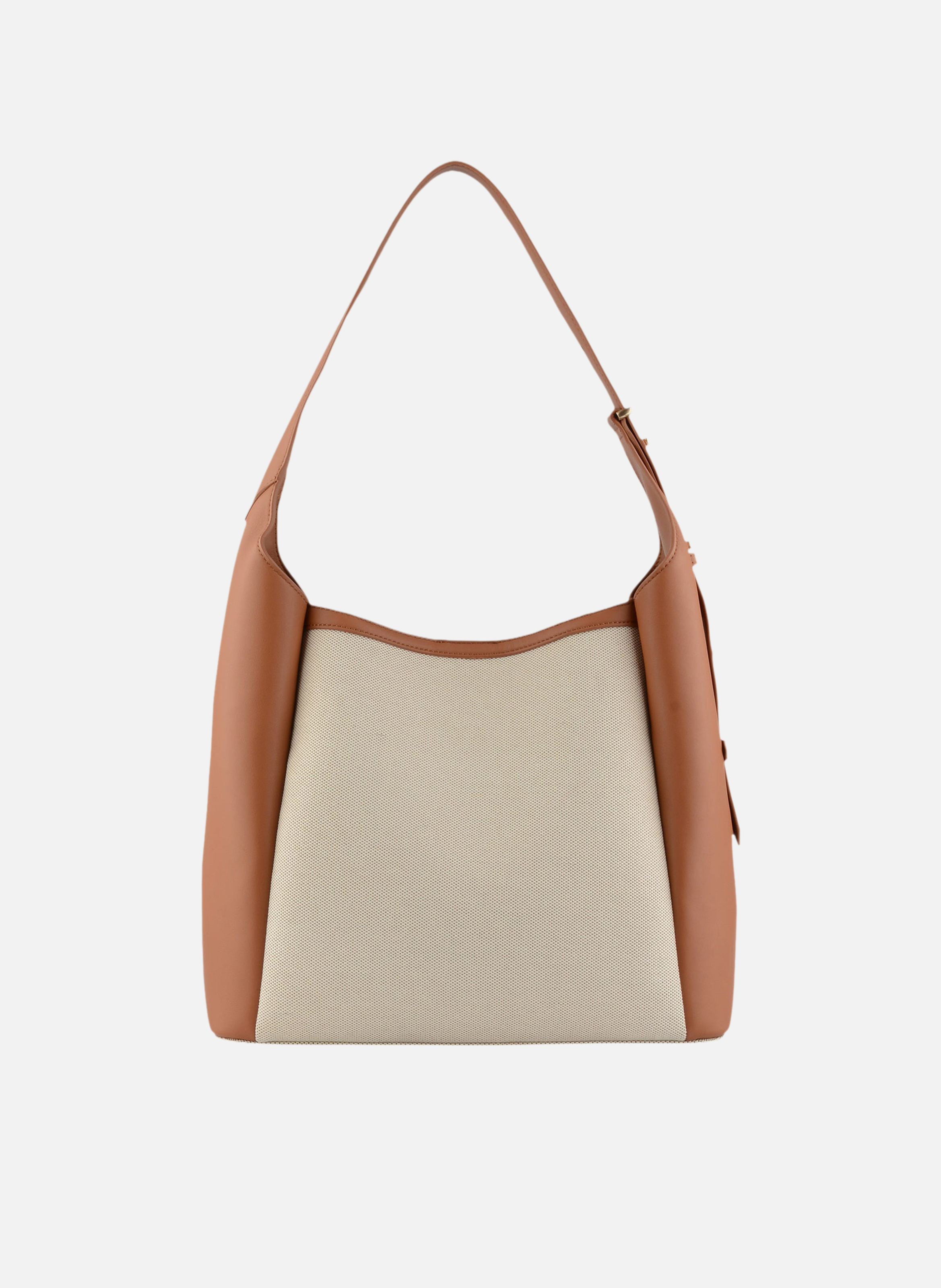 Sévigné coton | sac porté épaule POURCHET Marron
