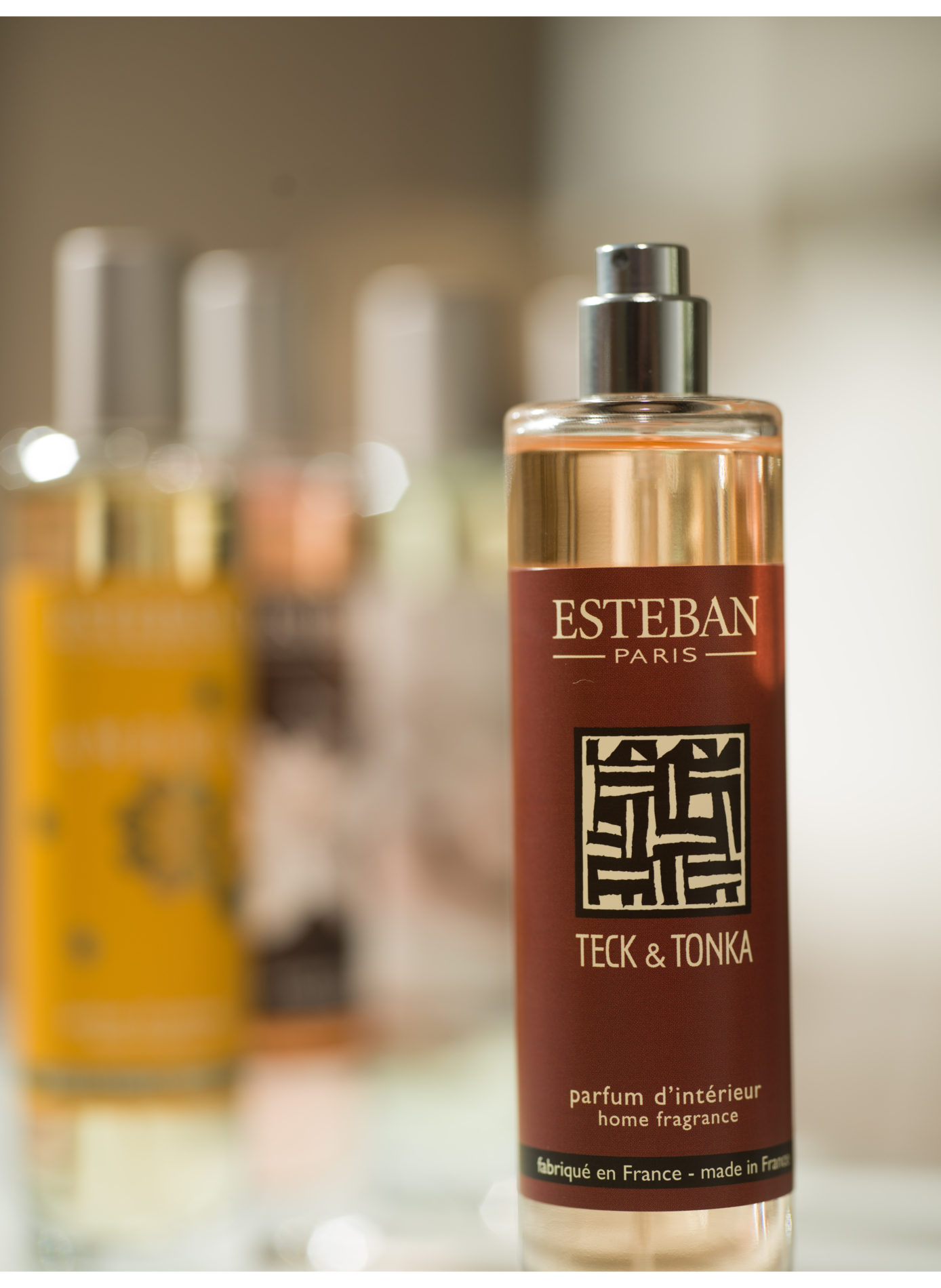 Vaporisateur Teck & Tonka 75 ml ESTEBAN Marron